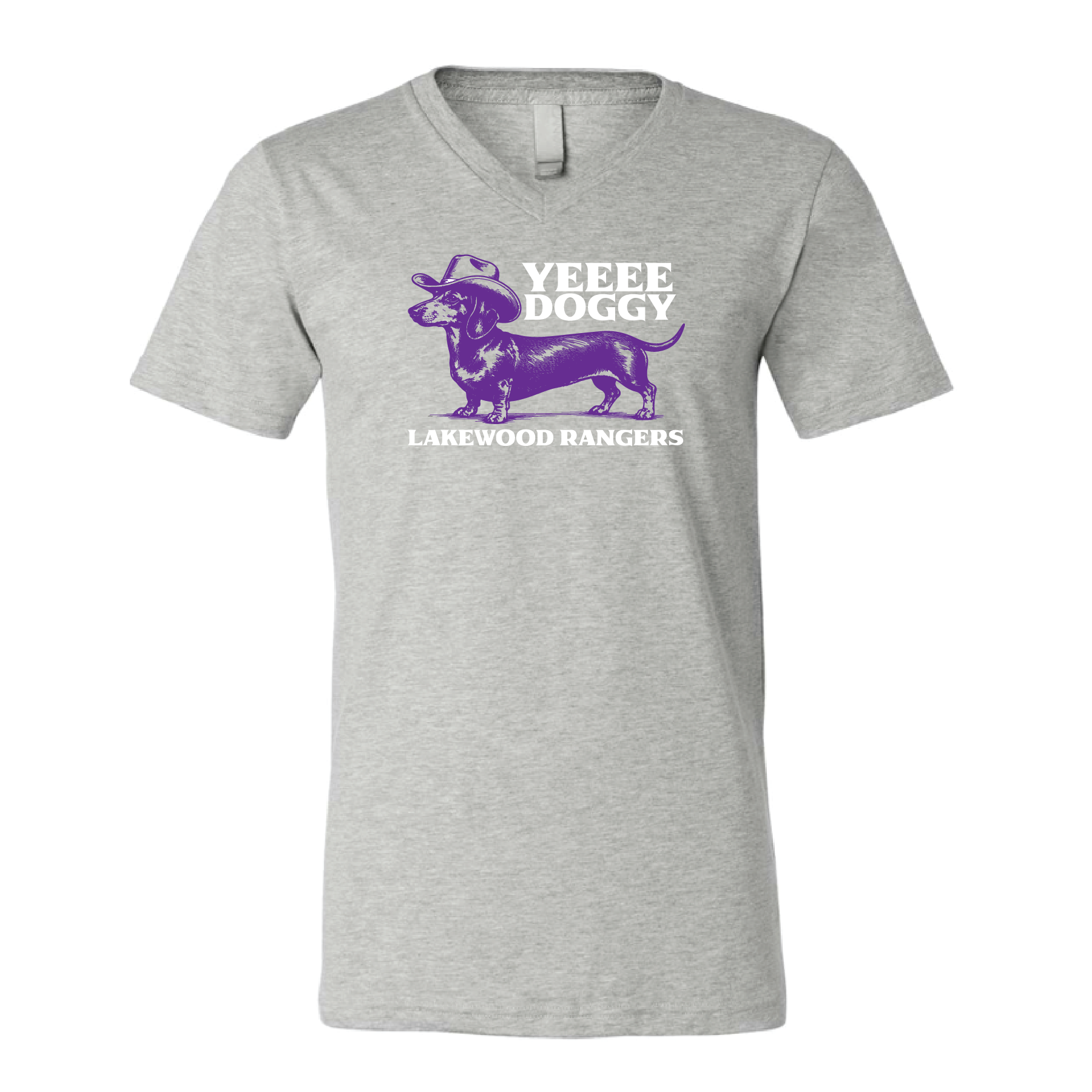 Lakewood Performing Arts Boosters- Yeeeee Doggy- Adult Unisex Vneck Tee