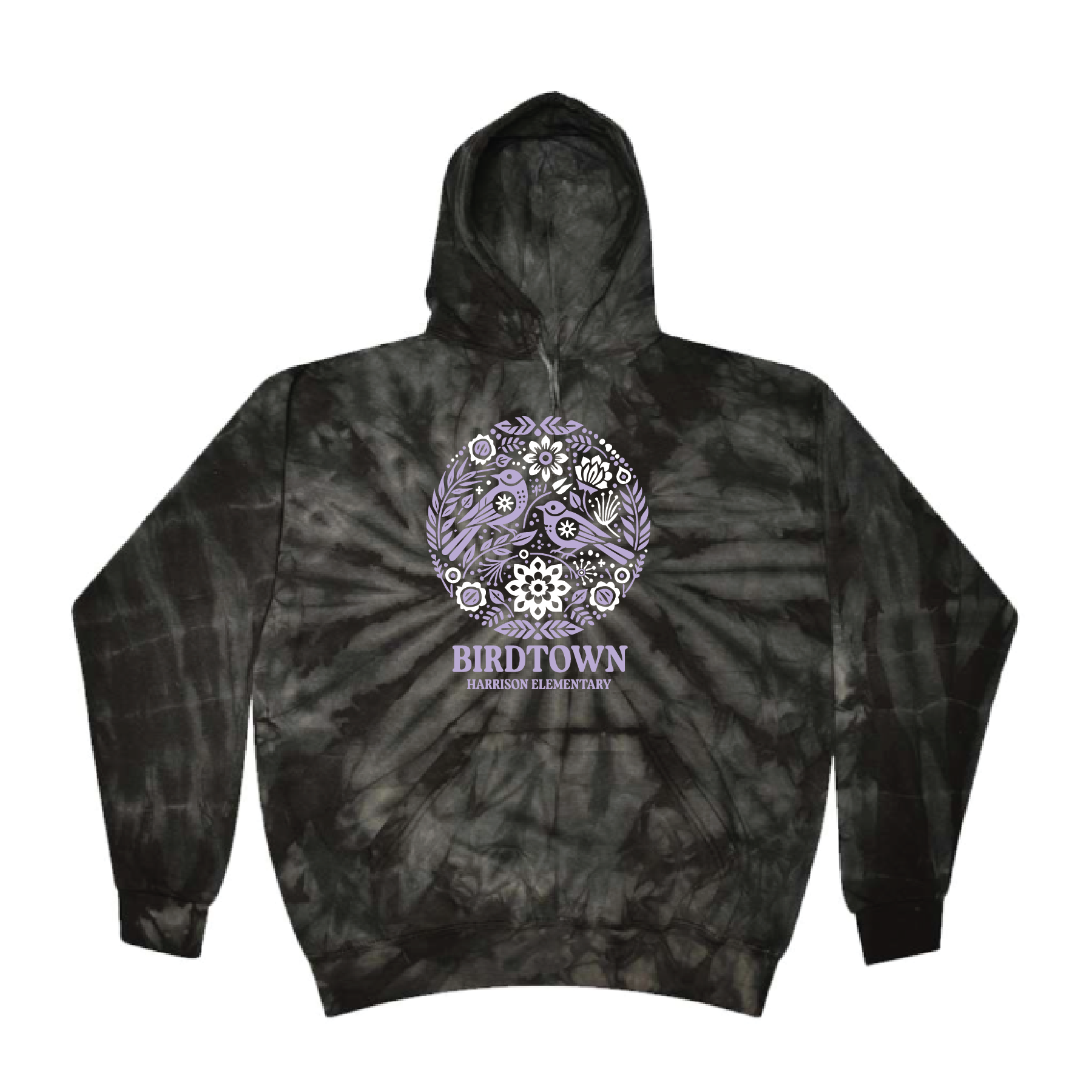 HARRISON- Birdtown- Adult/Youth Tie Dye Hoodie