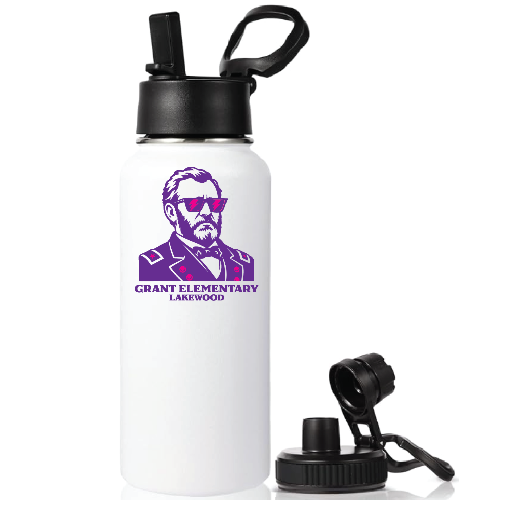 Grant- Rad Grant- 32oz Insulated Water Bottle
