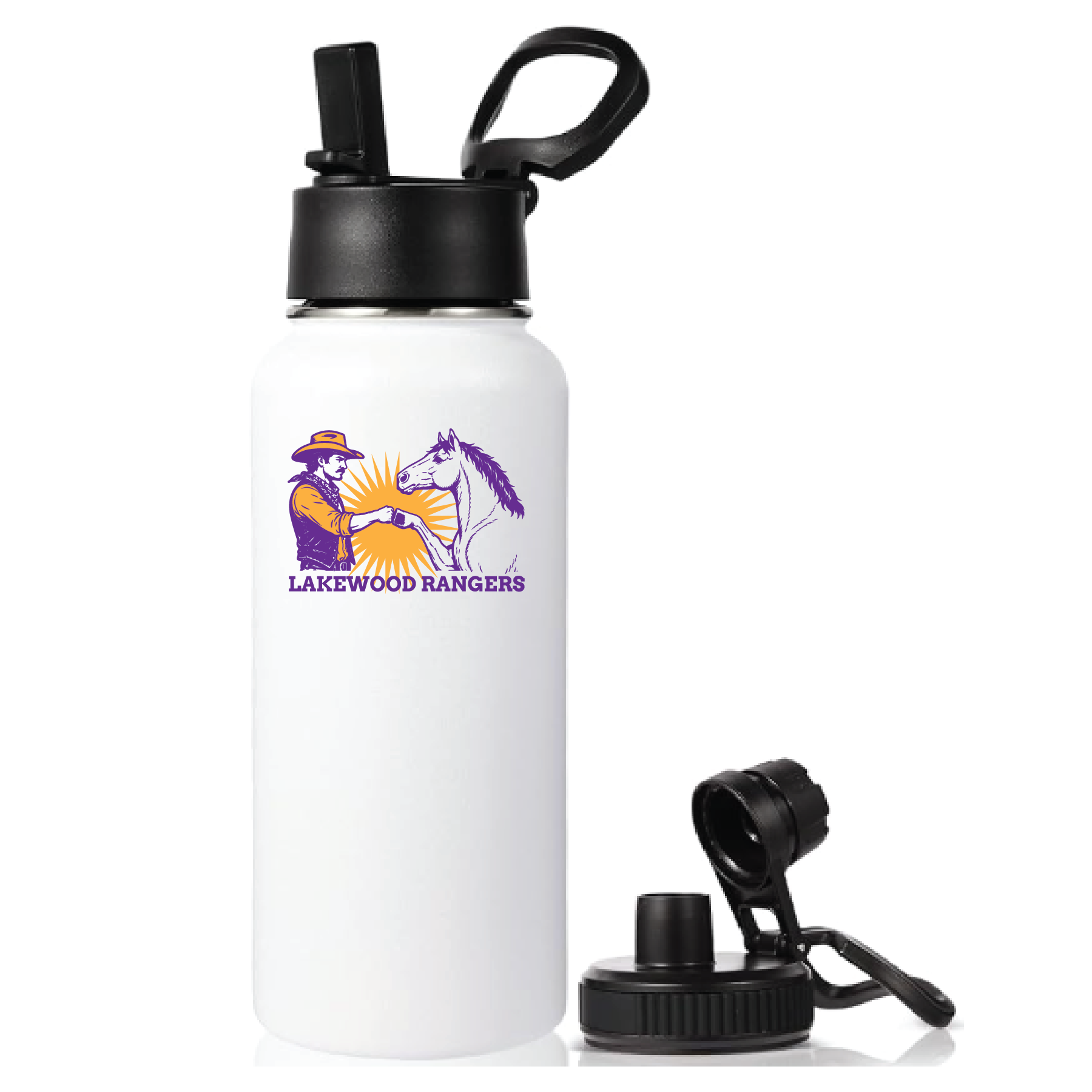 Grant- Hoof Bump- 32oz Insulated Water Bottle