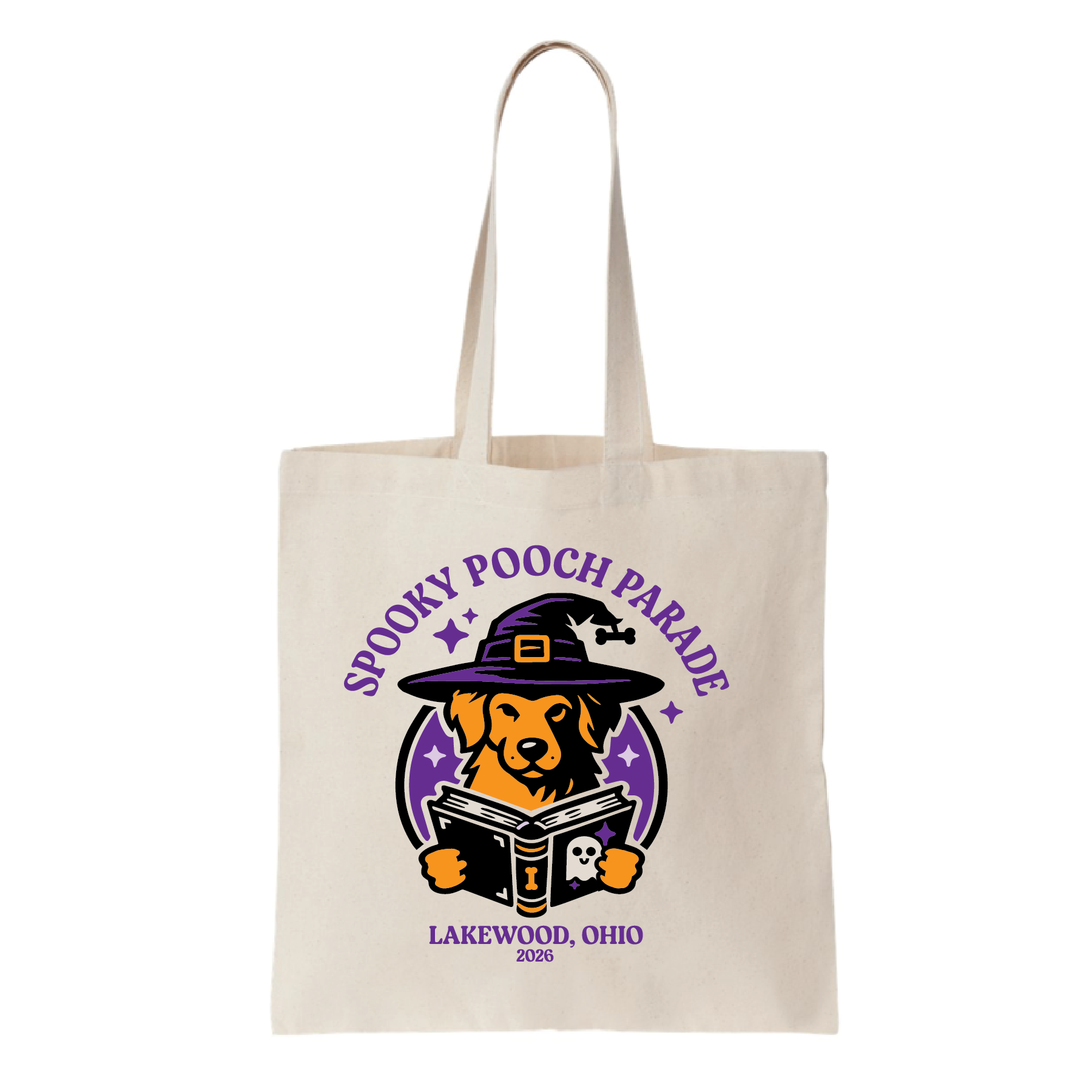SPOOKY POOCH 2026- Dog Witch- Tote Bag