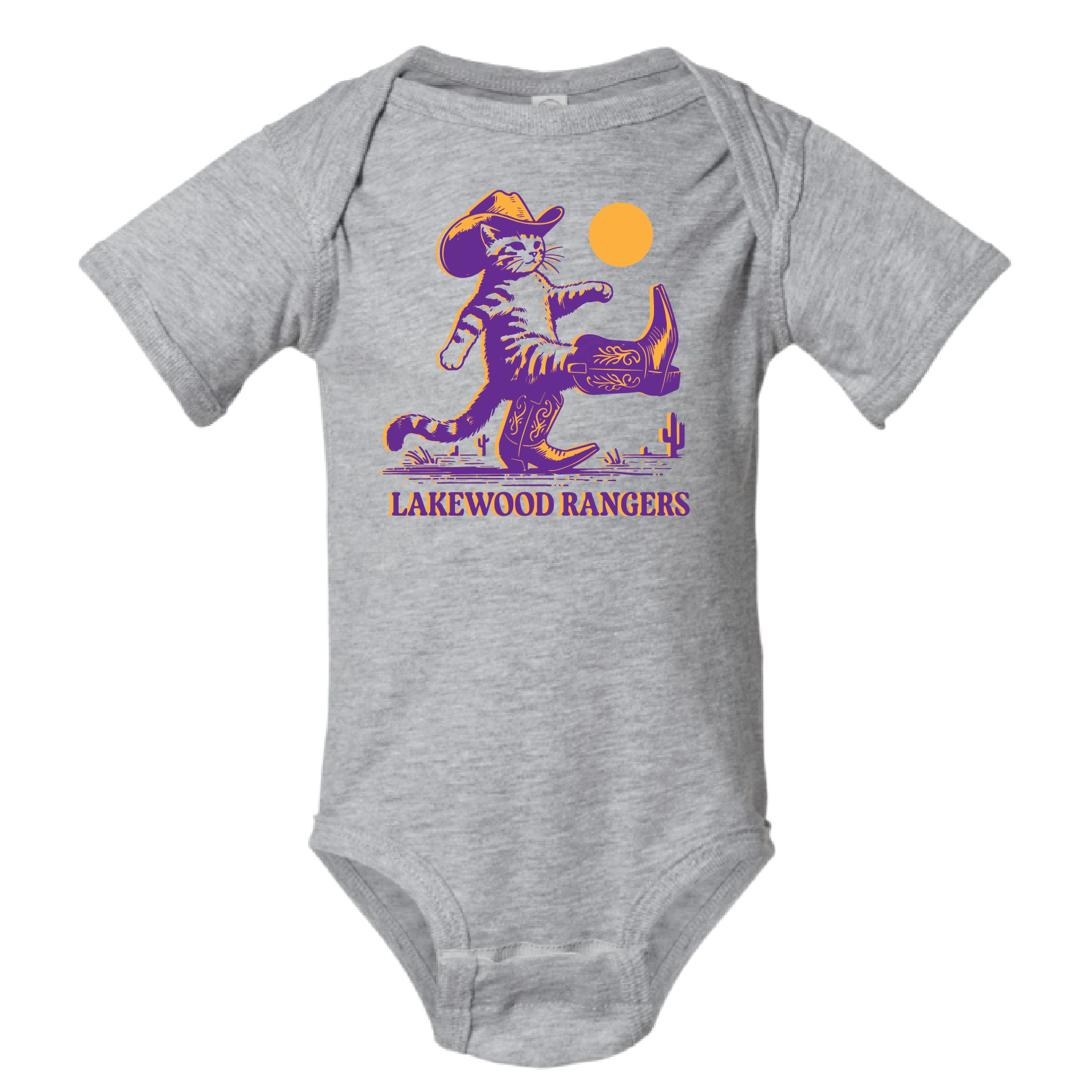 LECPTA- Cat Cowboy-  Infant Onesie