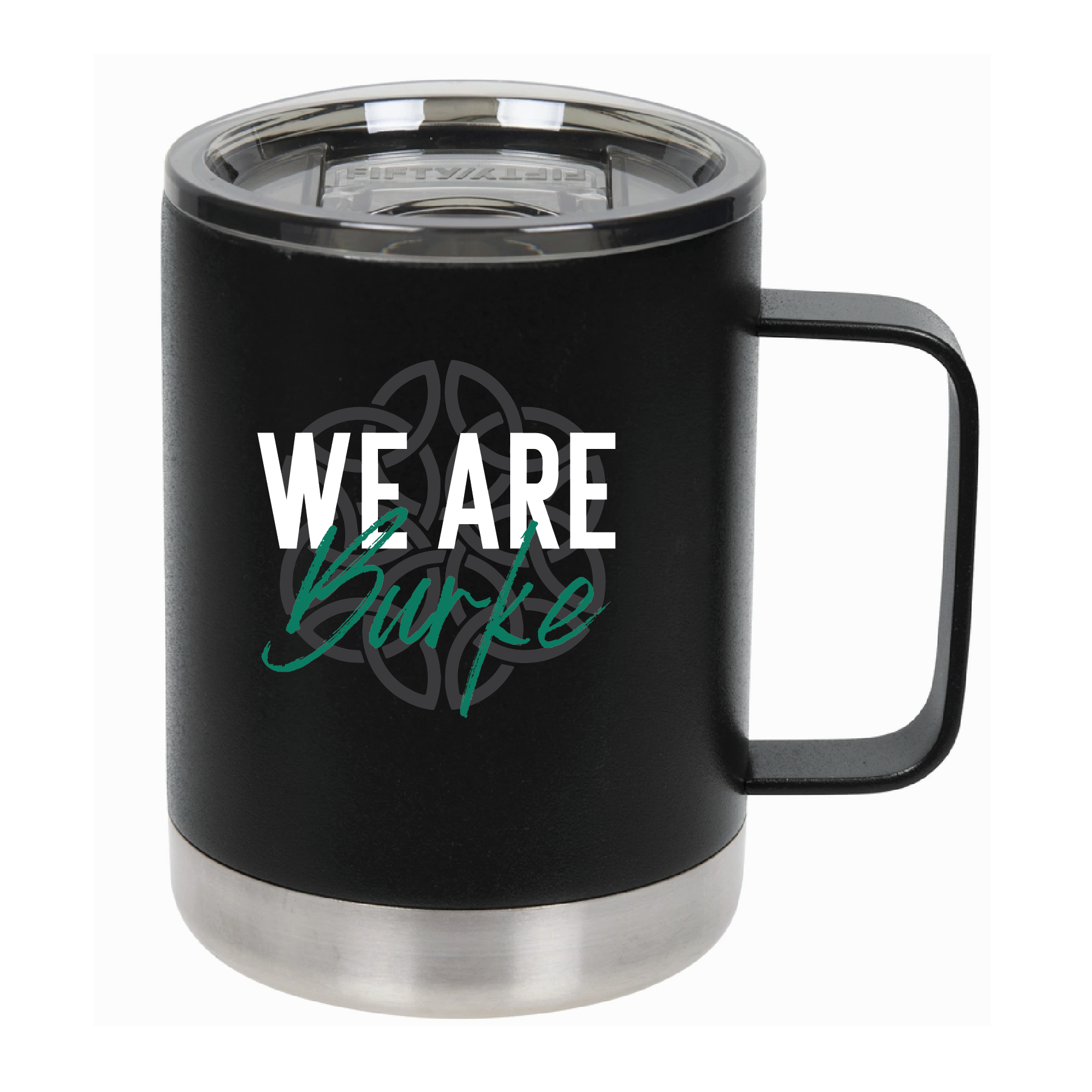 Burke- We Are Burke- Insulated Black Stainless Steel Travel Mug