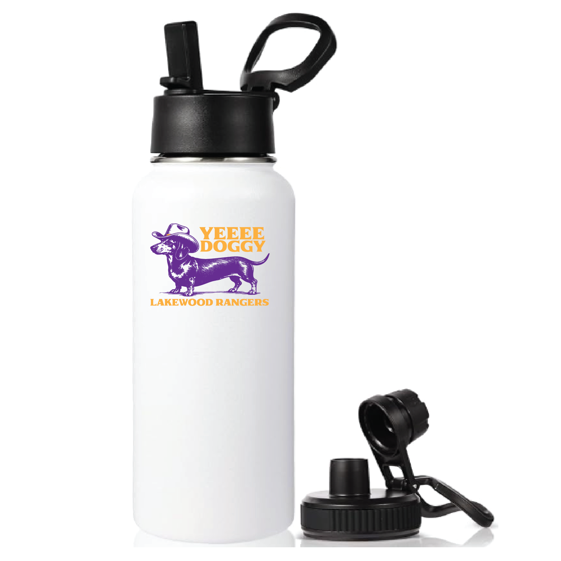 Lakewood Performing Arts Boosters- Yeeeee Doggy- 32oz Insulated Water Bottle