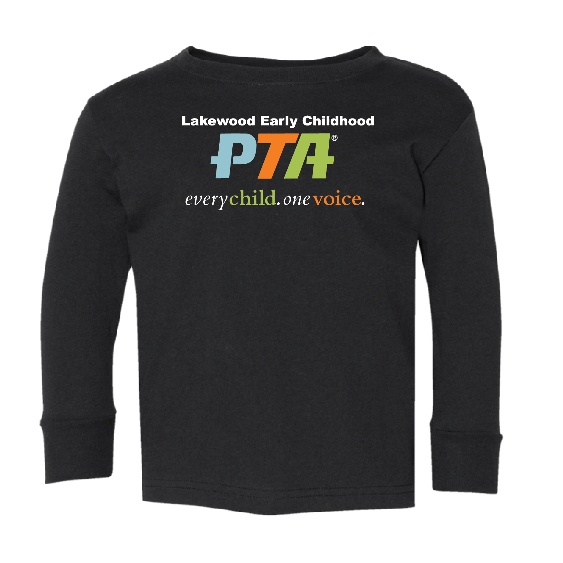 LECPTA- Branded Logo-  Toddler Long Sleeve Tee