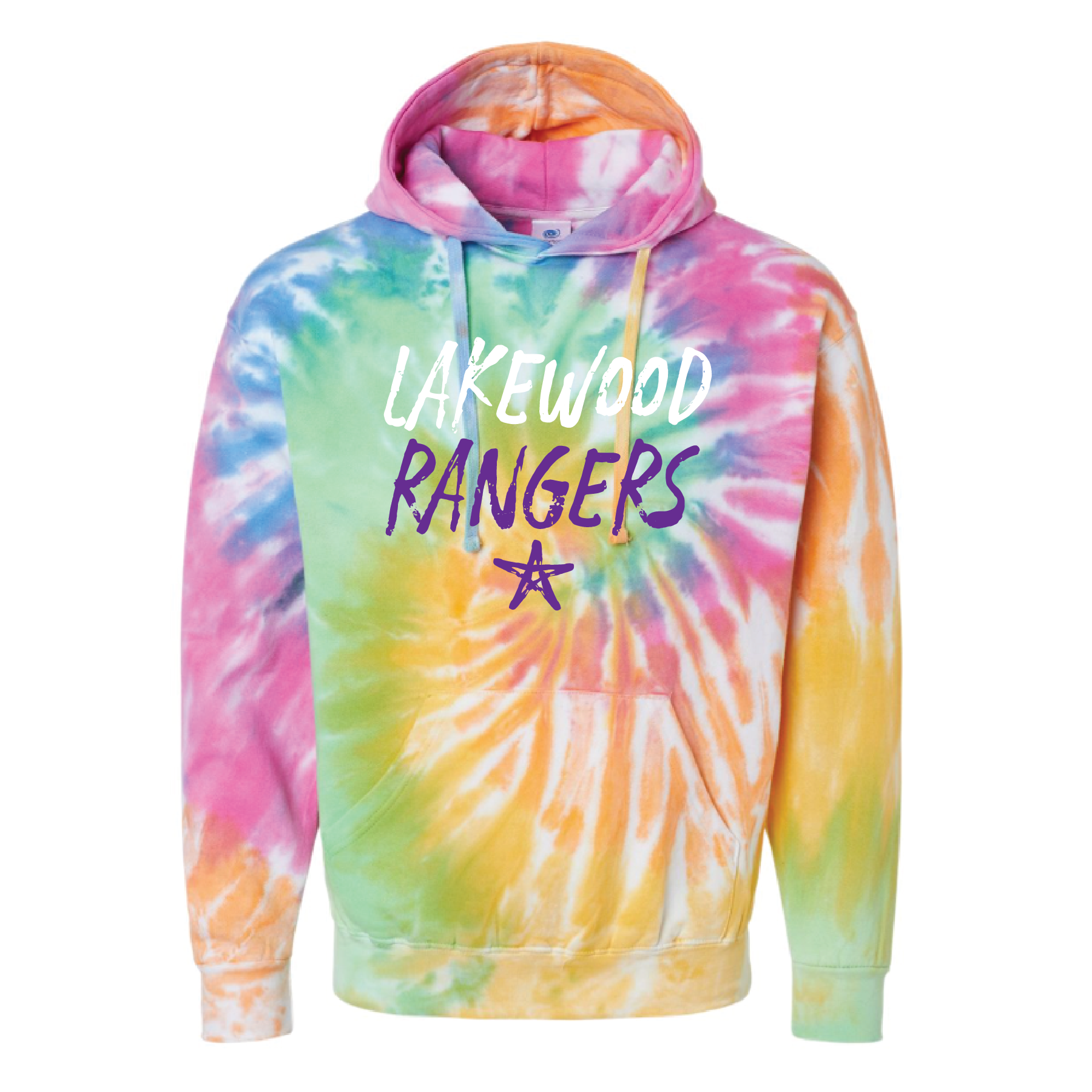 LECPTA- Ranger Script-  Adult/Youth Tie Dye Hoodie