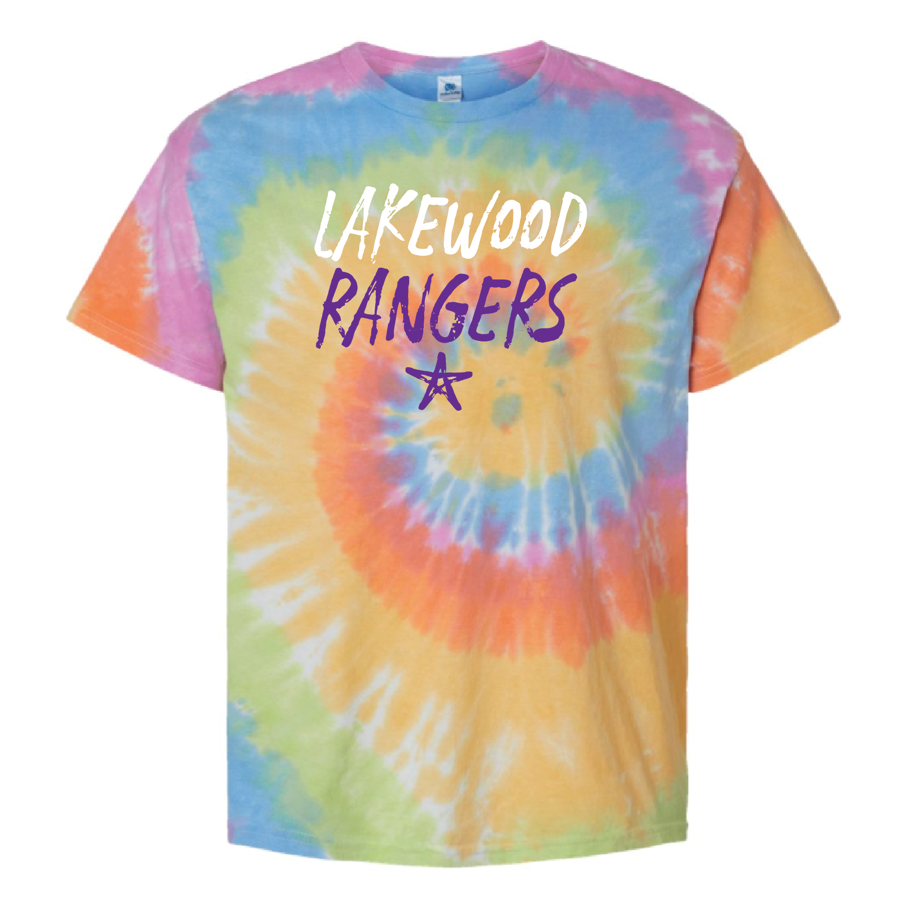 LECPTA- Ranger Script-  Adult/Youth Tie Dye Tee