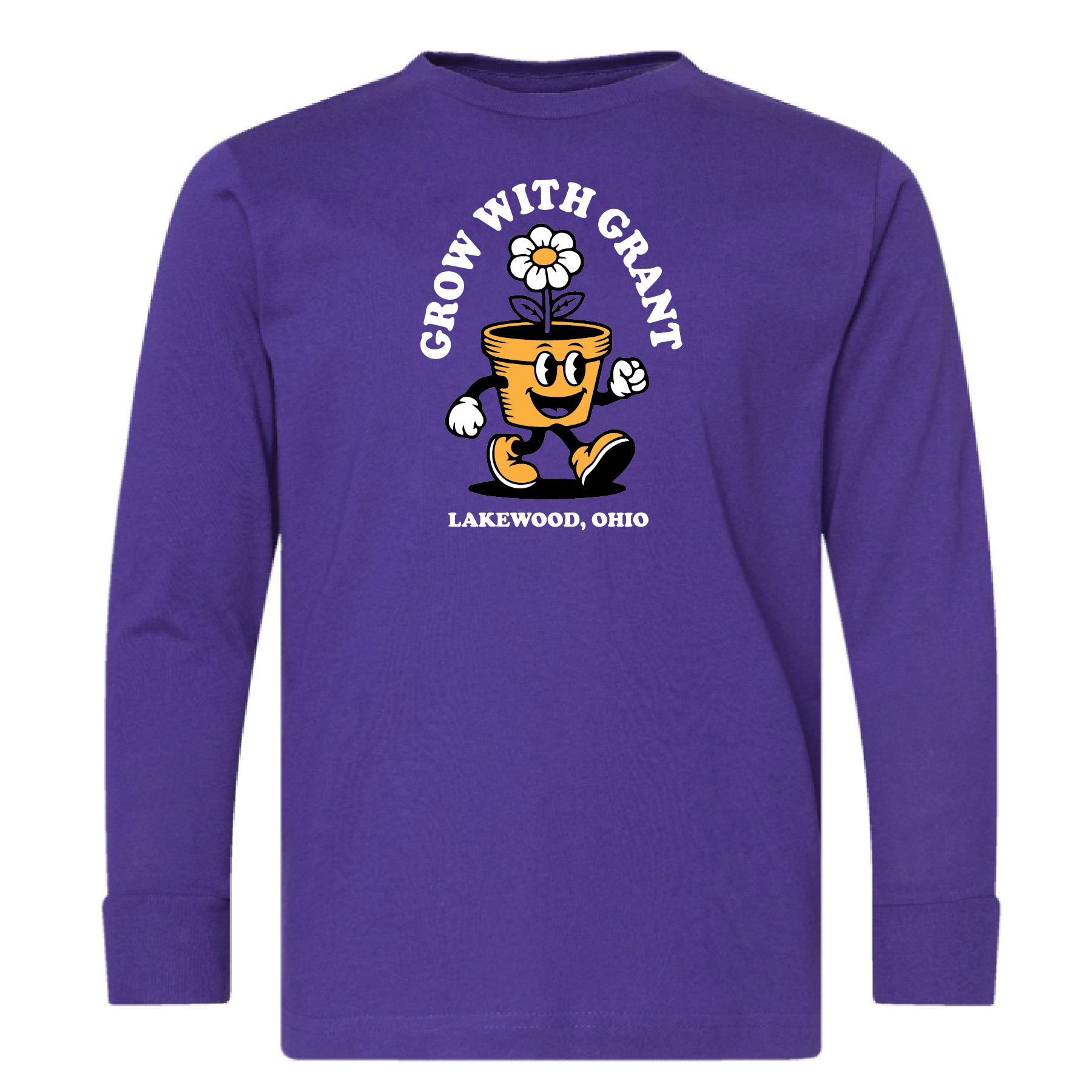 Grant- Grow With Grant- Adult/Youth Long Sleeve T-Shirt