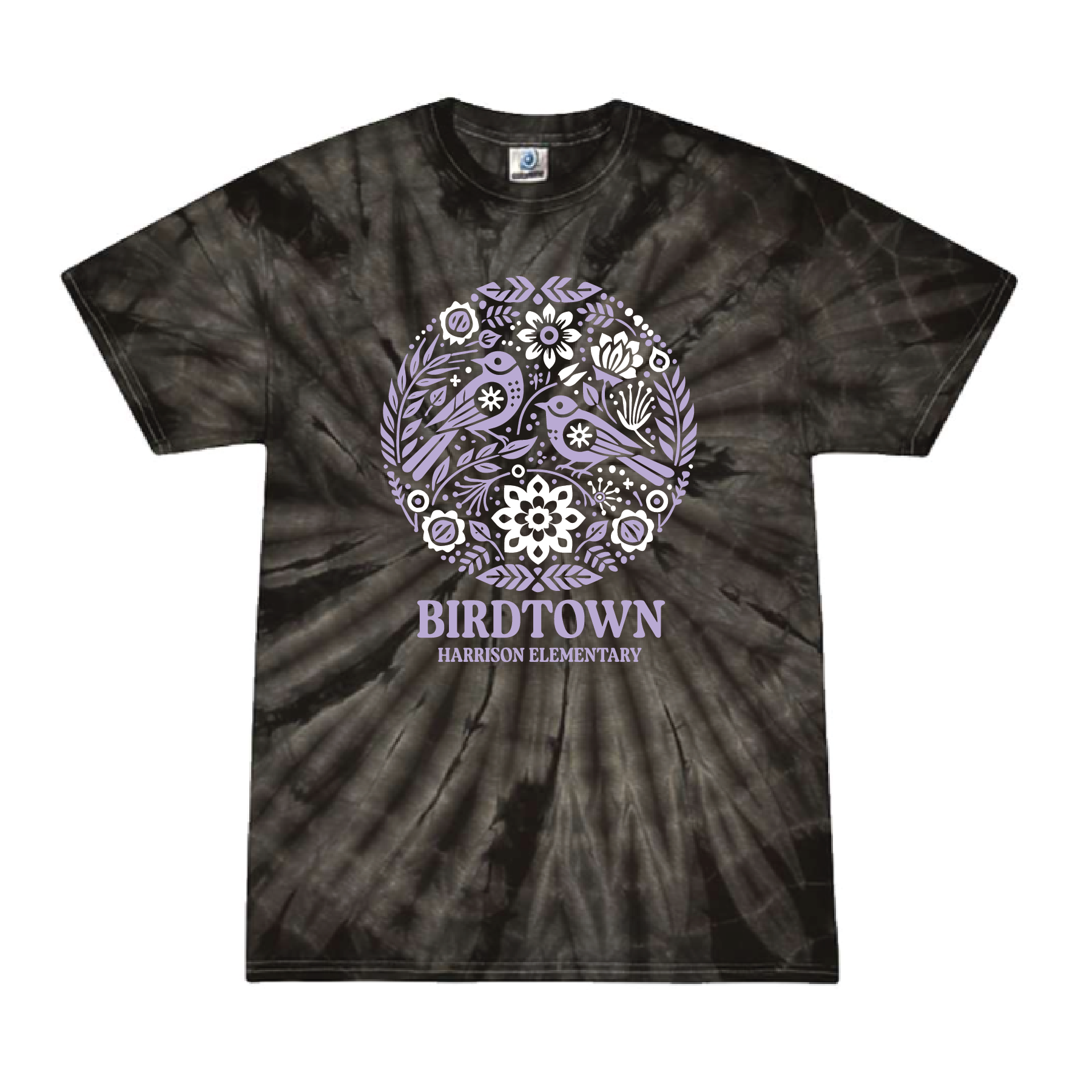 HARRISON- Birdtown- Adult/Youth Tie Dye TShirt
