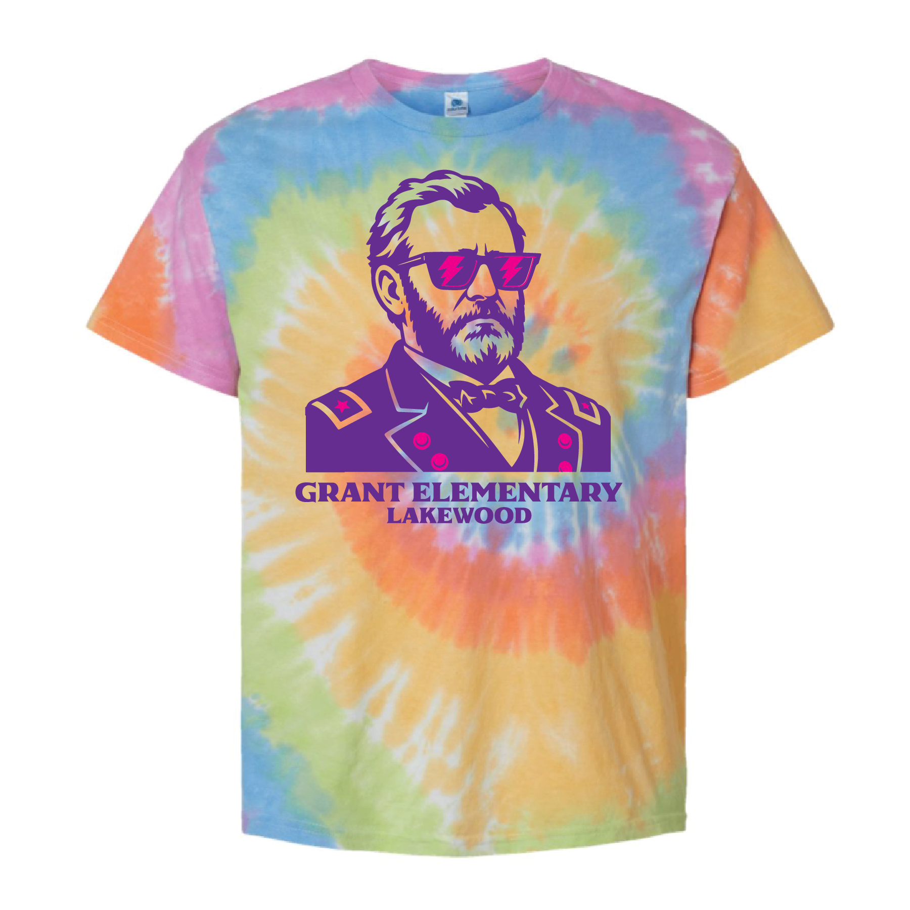 Grant- Rad Grant- Adult/Youth Tie Dye T-Shirt
