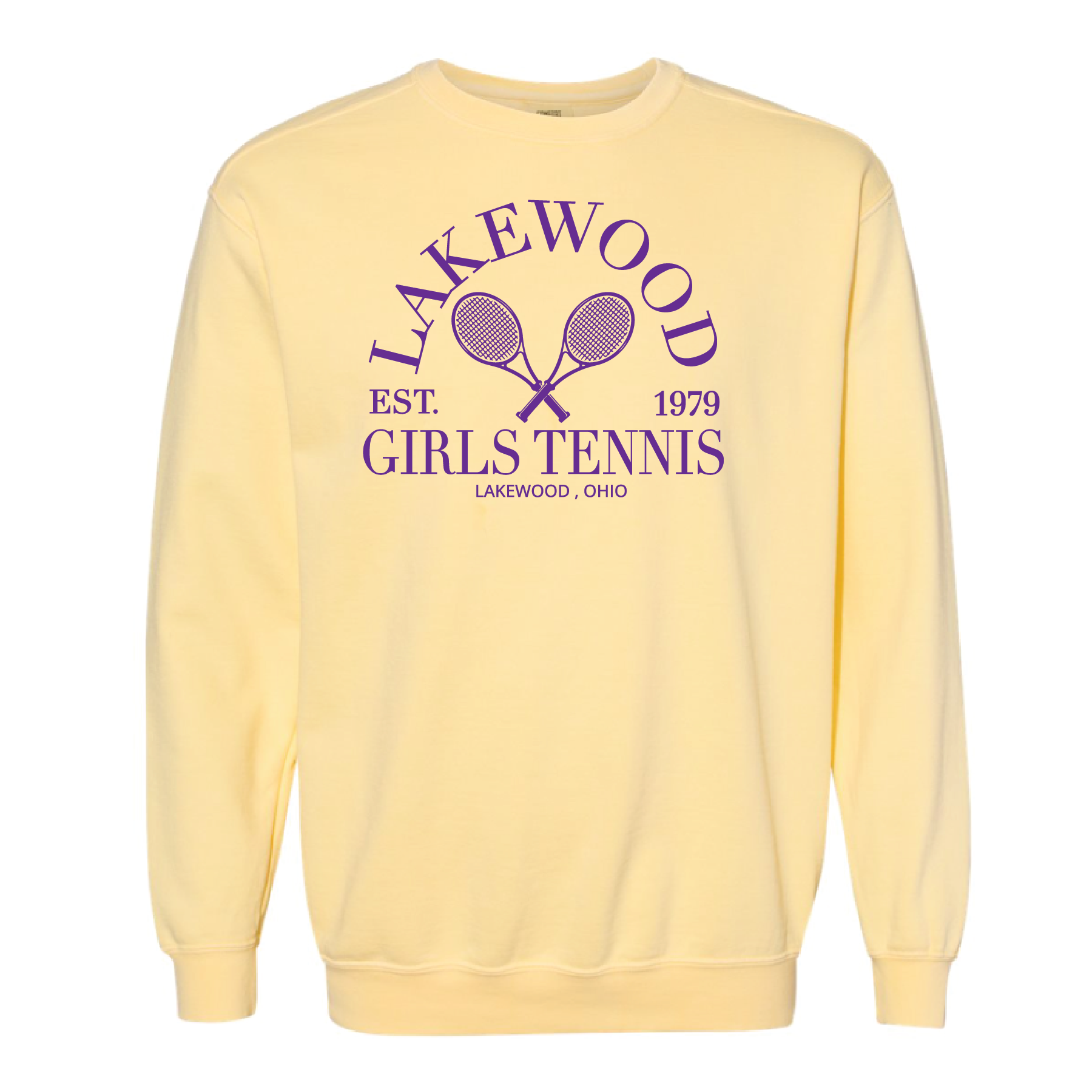 LHS Girls Tennis- Country Club Vibe- Adult Unisex Crewneck Sweatshirt