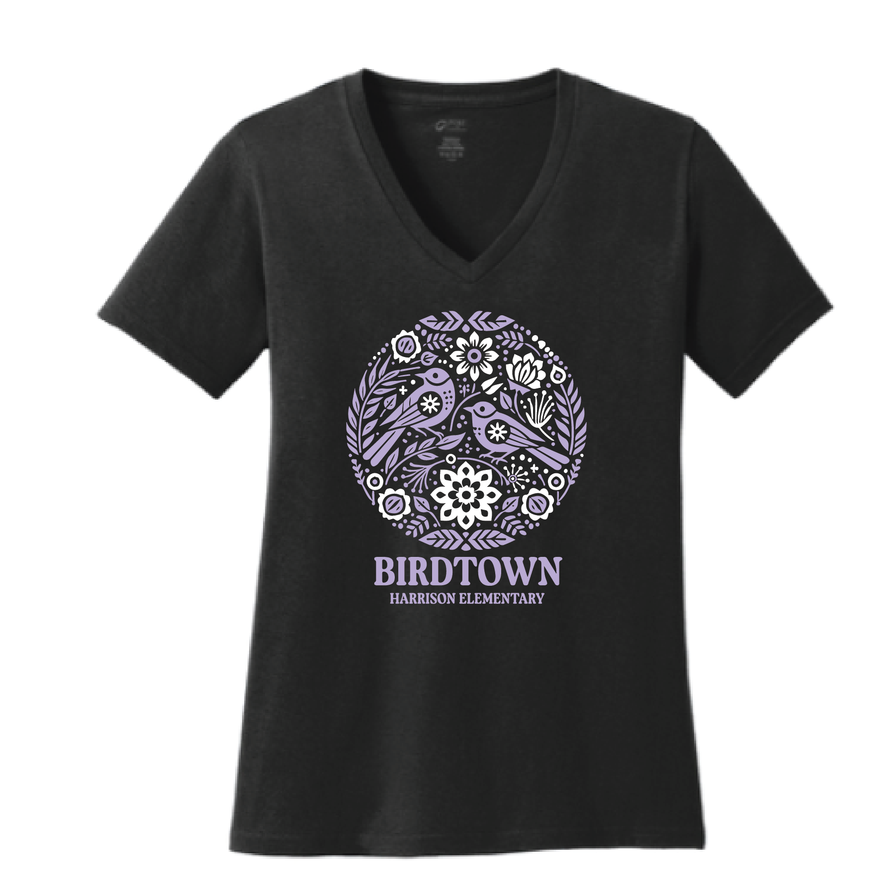 HARRISON- Birdtown- Adult V-neck Unisex Tee