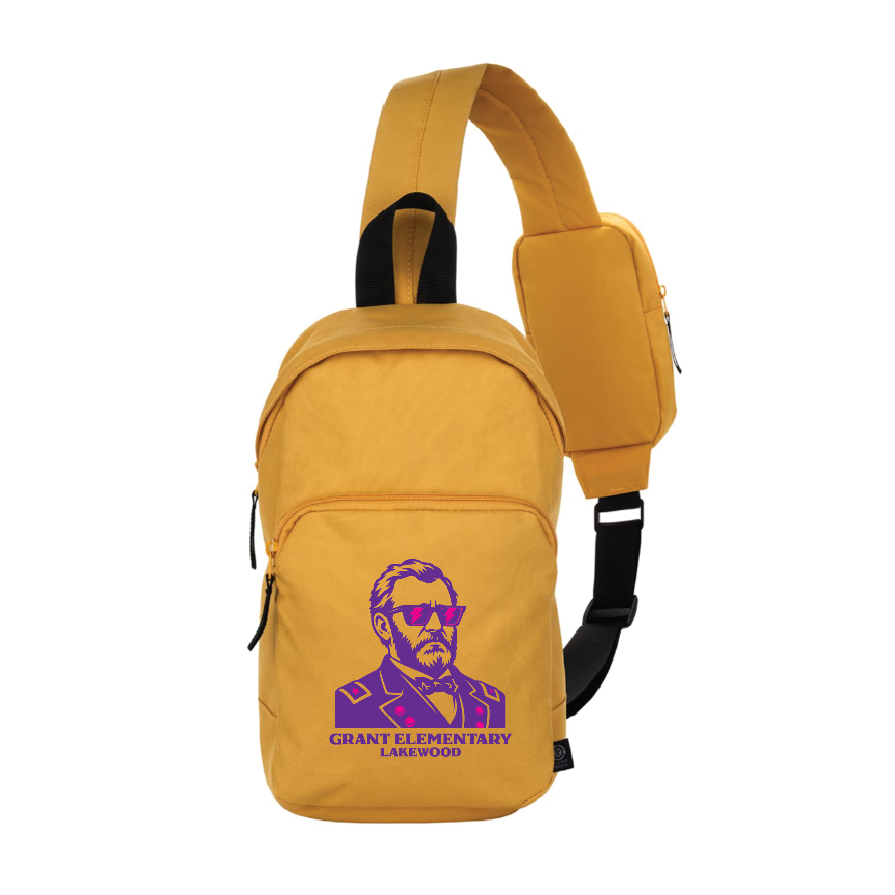 Grant- Rad Grant- Gold Tech Sling Bag