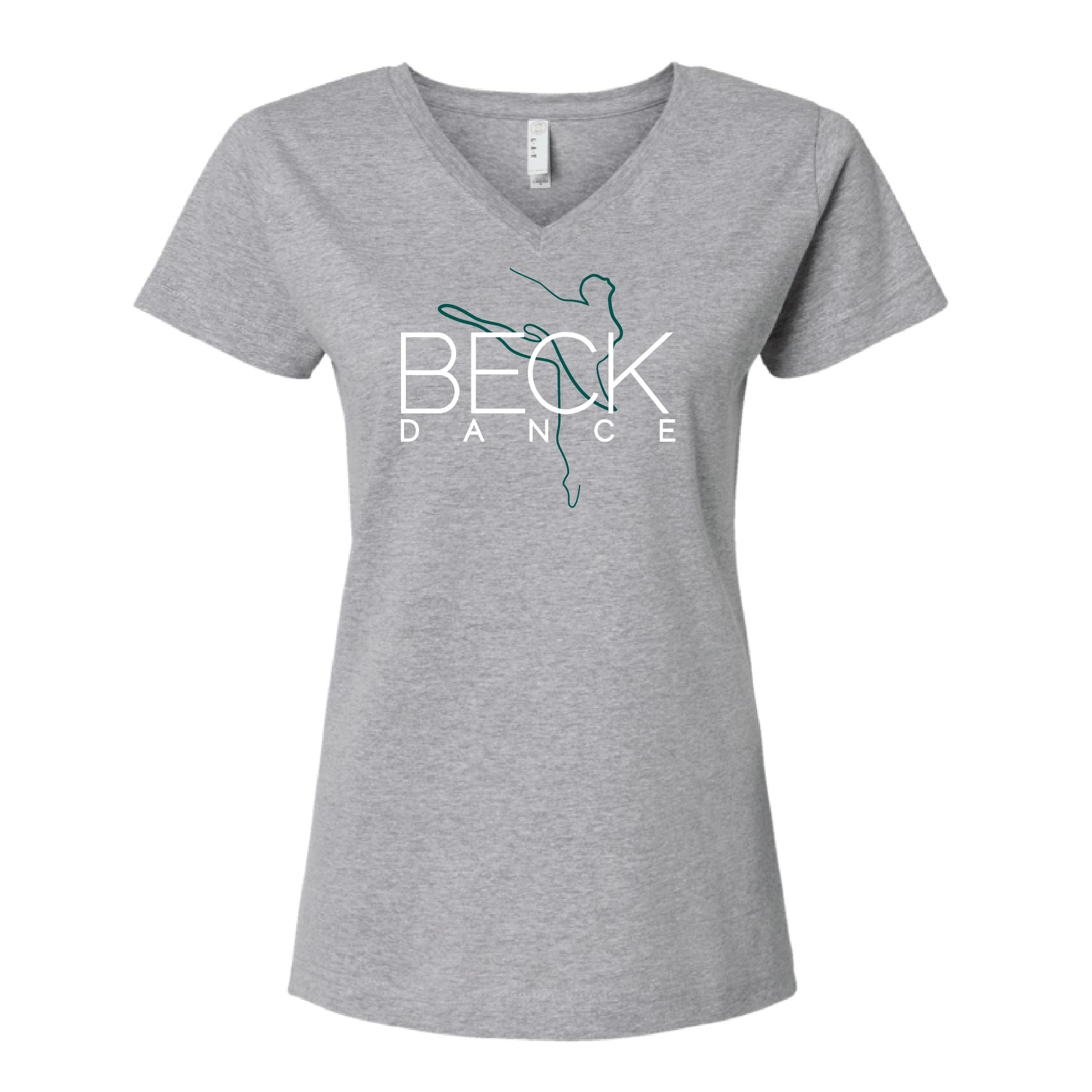BECK CENTER- Solo Dance- Ladies V-neck Unisex Tee