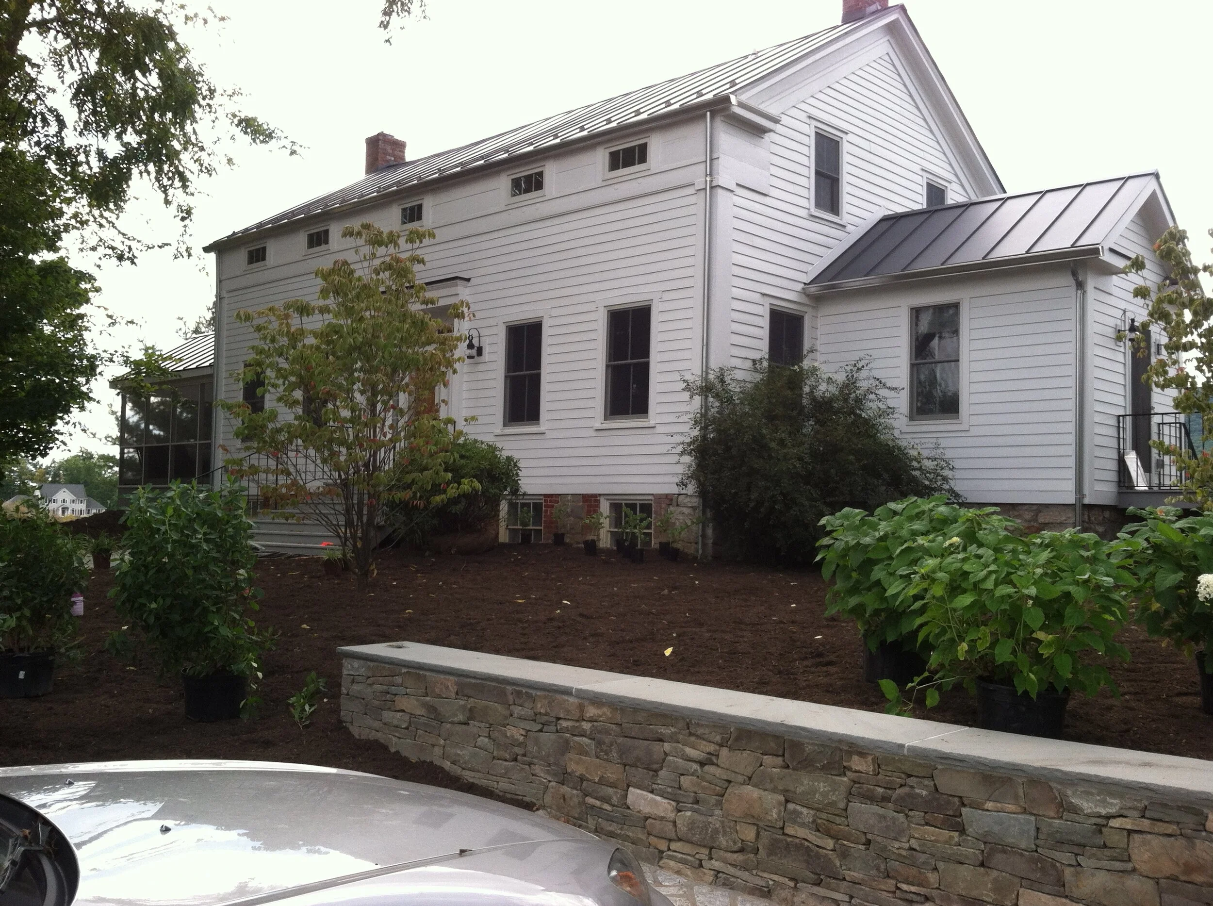 Hudson Valley garden in progress