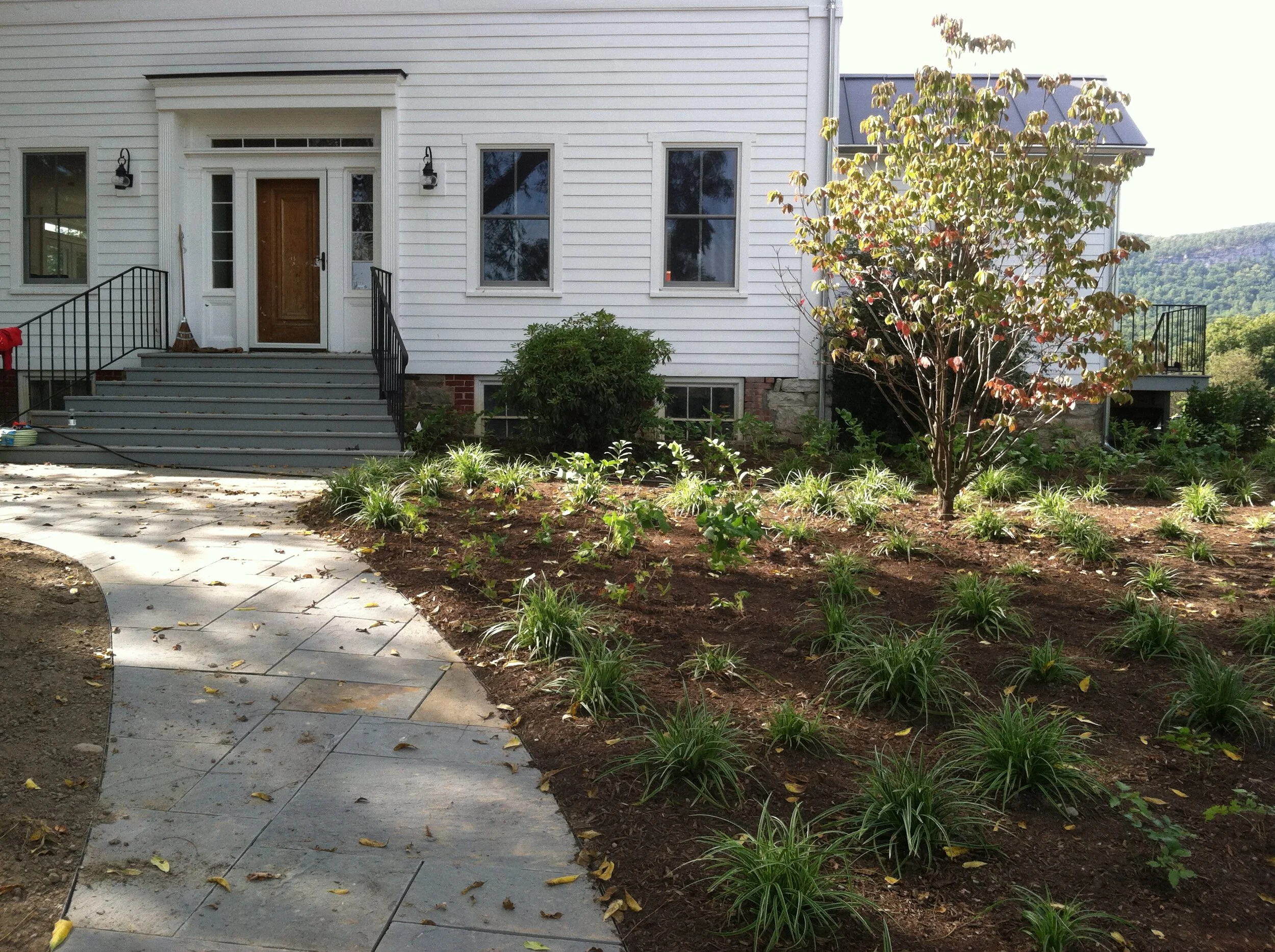 Hudson Valley garden in progress