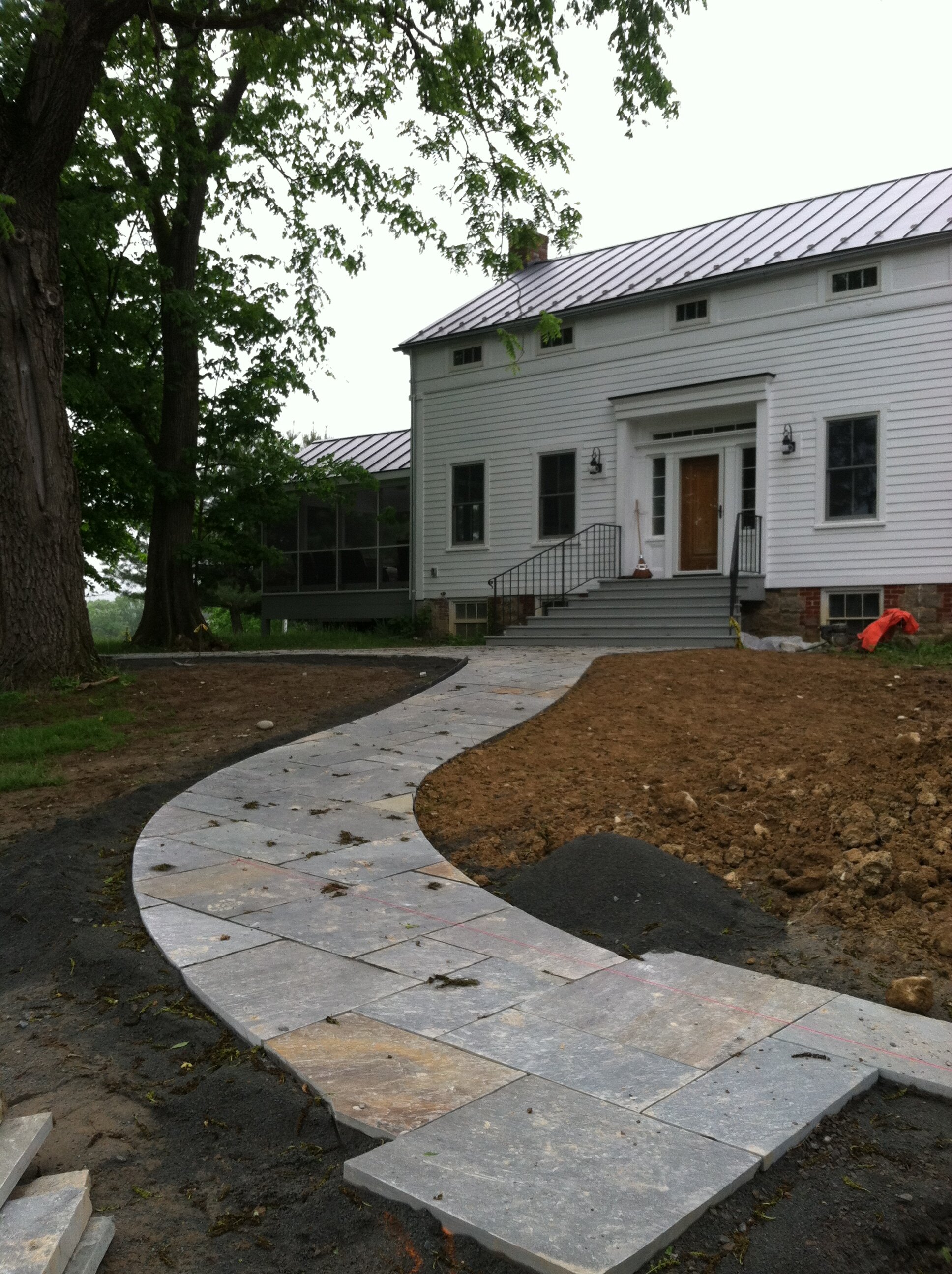 Hudson Valley garden in progress