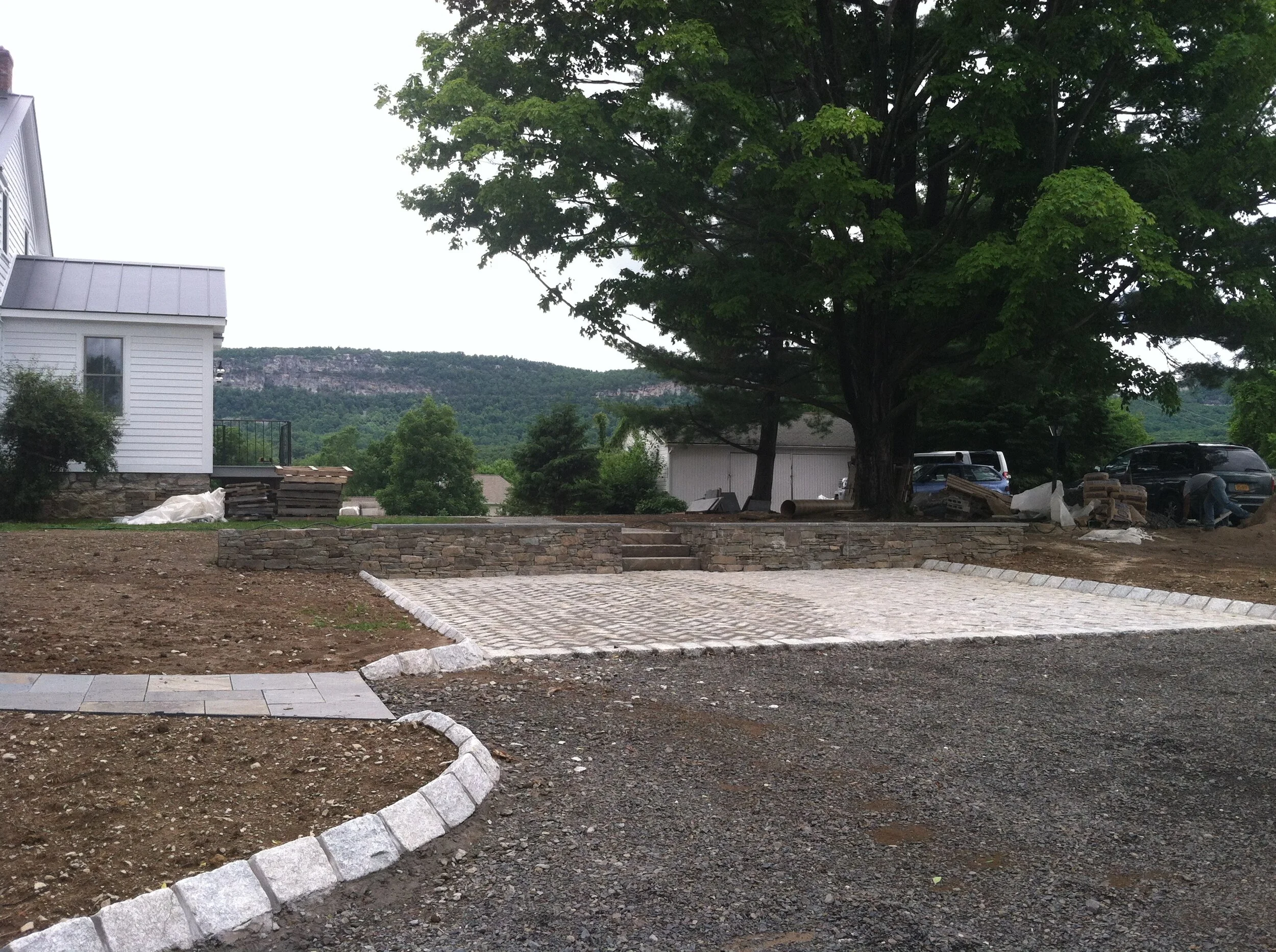 Hudson Valley garden in progress