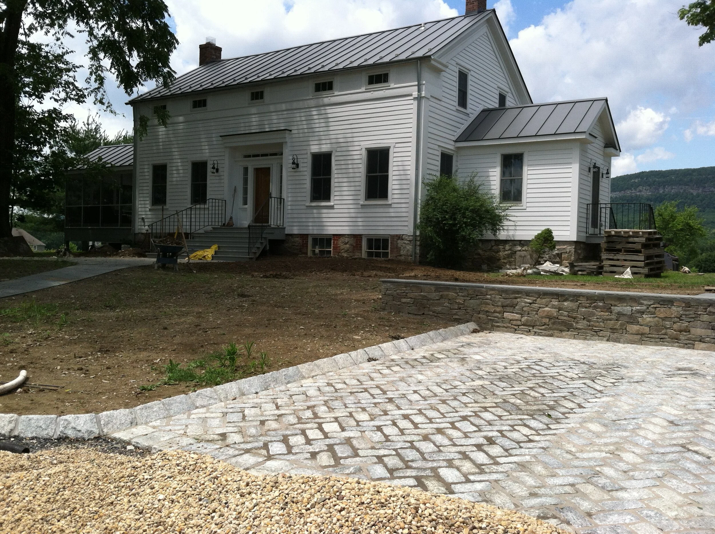 Hudson Valley garden in progress
