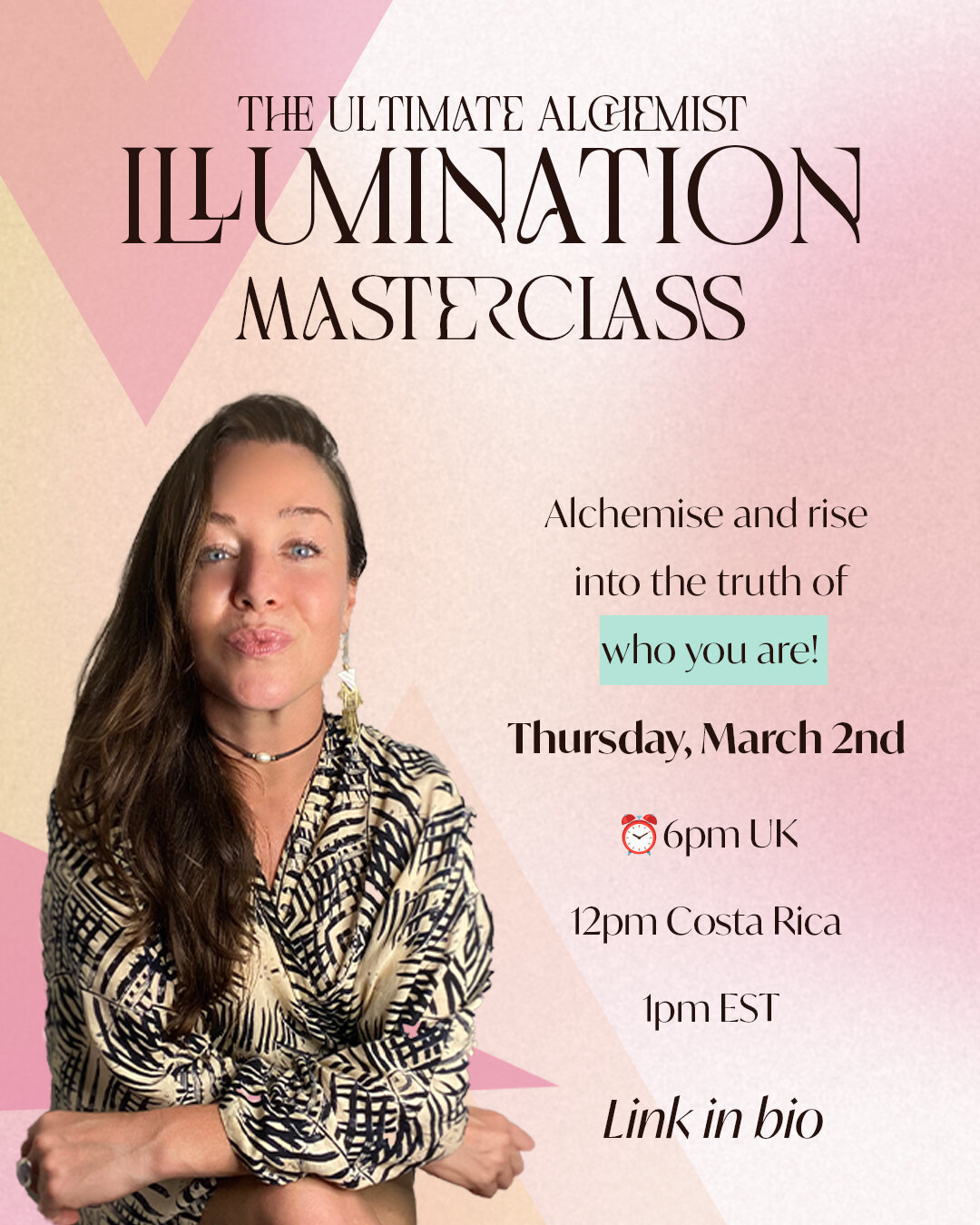 Are you ready to Alchemise &amp; Rise?💫

If you&rsquo;re ready to choose YOU😍✨- and illuminate your truth whilst anchoring in the energy for your highest pathway forward and call in all you desire and deserve - Illumination masterclass is for you, 