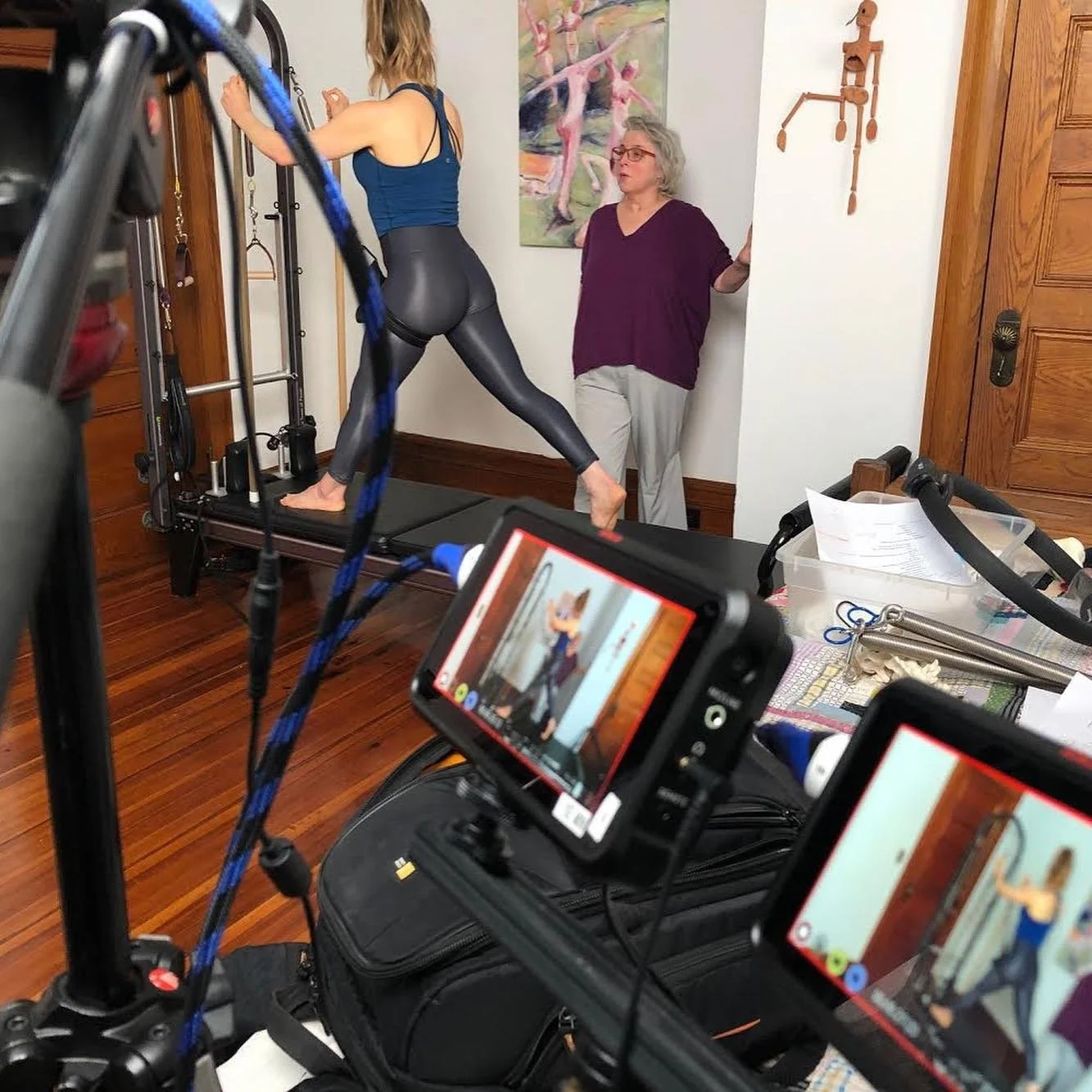 Lesley Powell shoot with @fusionpilatesasheville. Spoiled by her brilliance. @movesafoot