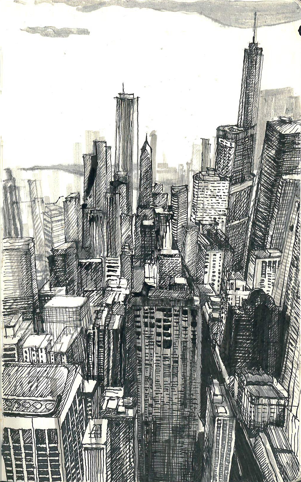 Sketch from the John Hancock Building