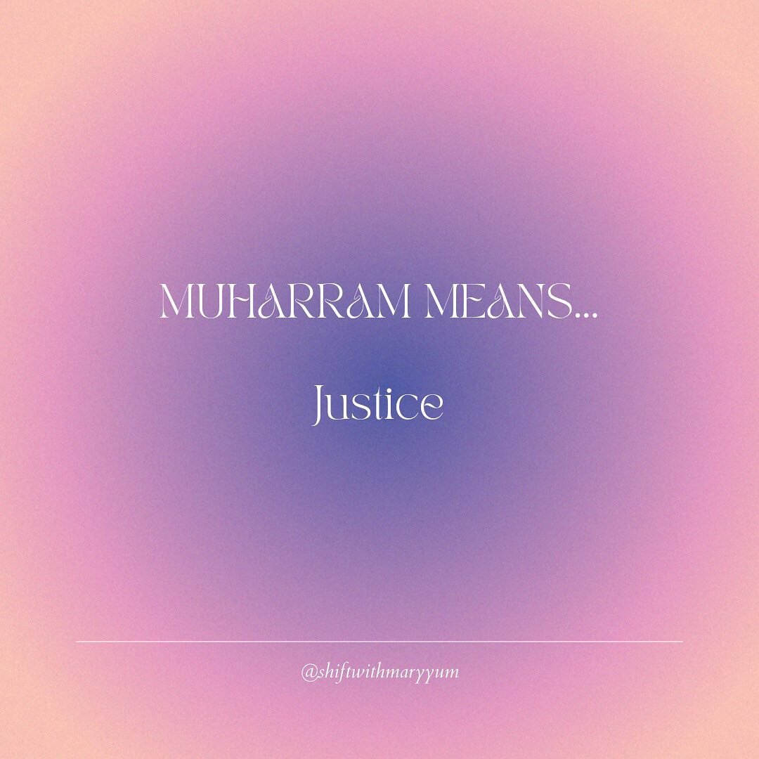 &bull;MUHARRAM MEANS: JUSTICE&bull;

&lsquo;Stand firmly for justice&rsquo; (Quran 4:135).

&lsquo;Those who are silent when others are oppressed are guilty of oppression themselves,&rsquo; - Imam Hussein (as).

May the Waqia-e Karbala serve as a con