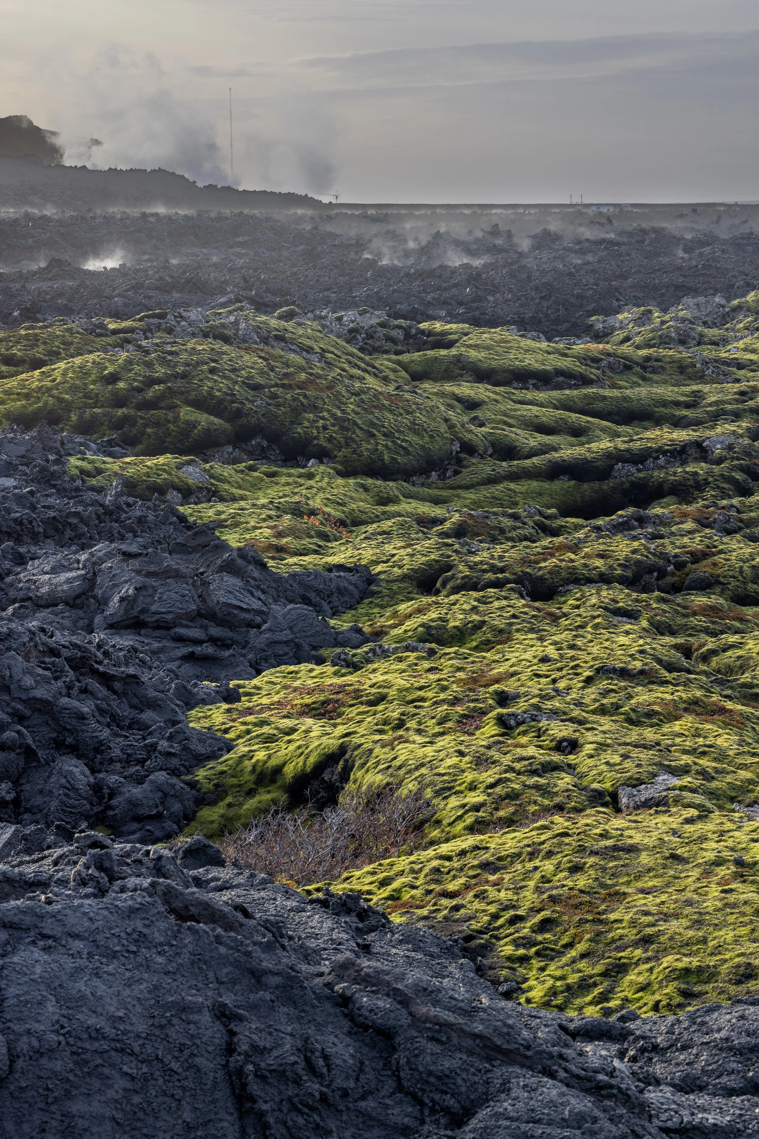 New volcanic activity meeting old.