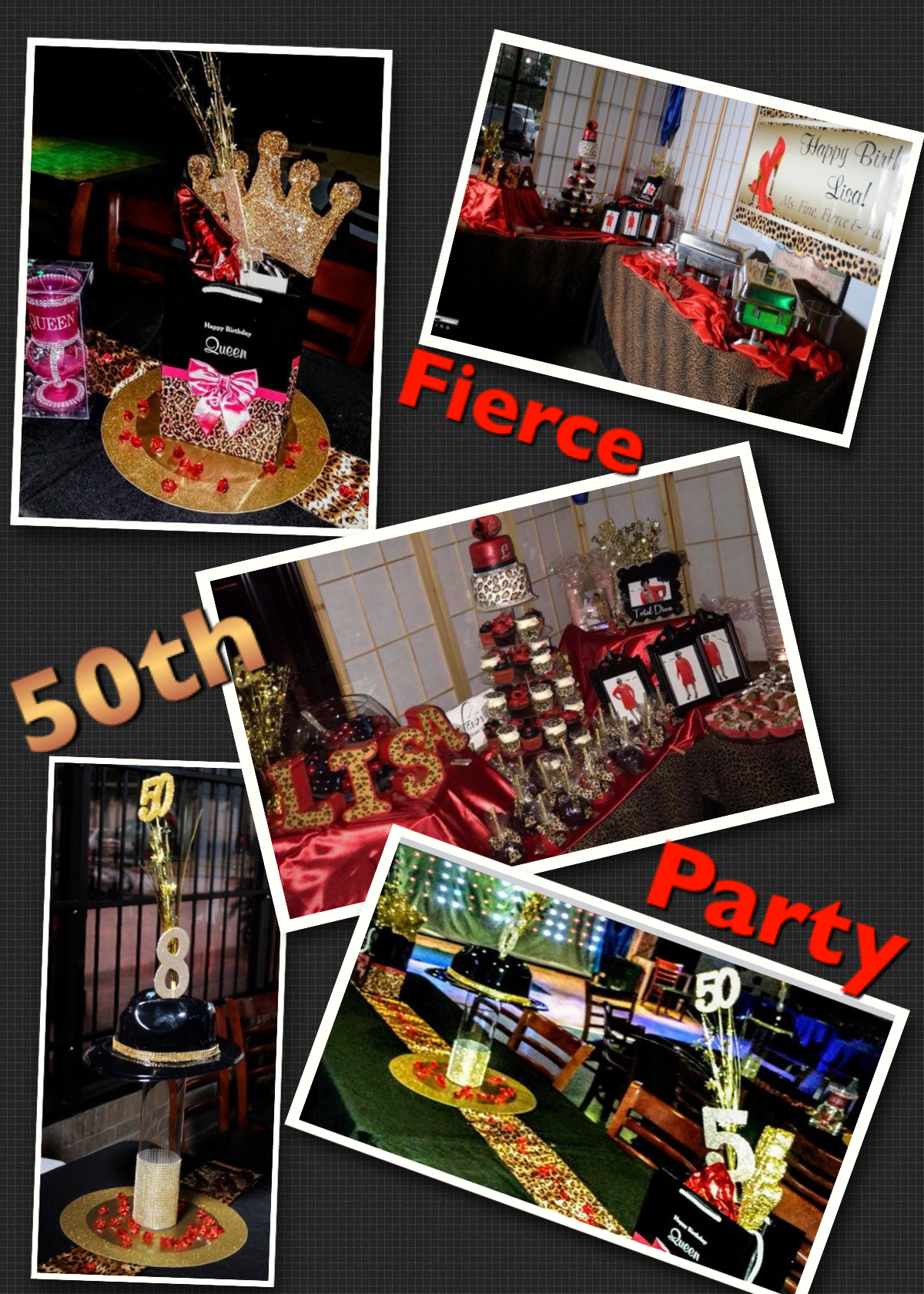50th Leopard/Red & Michael Jackson Theme Party