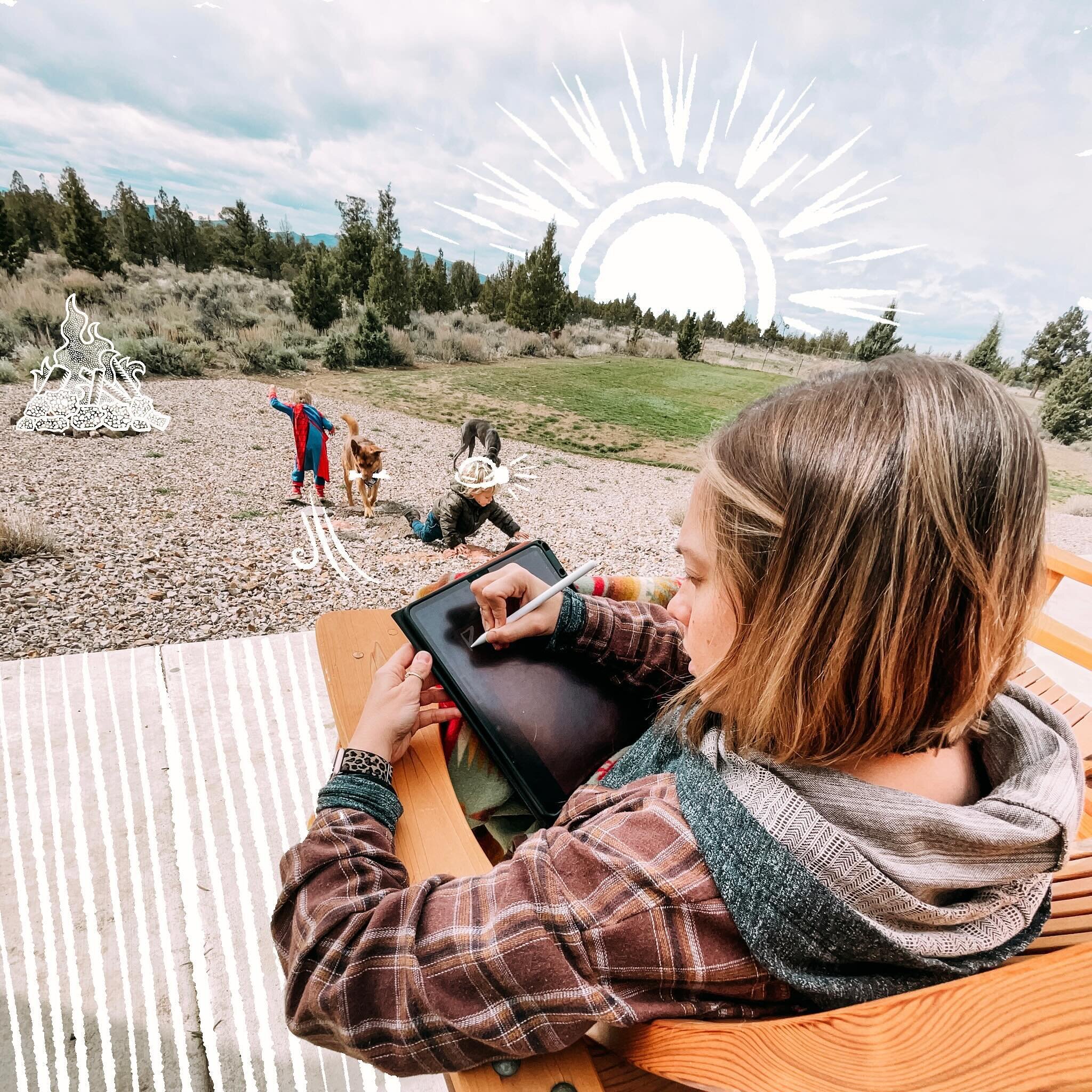 The best part of having kids?

Well, there is a lot of best parts, but one I&rsquo;ve thoroughly enjoyed is seeing their imaginations firing on all cylinders. 

Sitting out in the crisp Central Oregon air while they run around in their own little wor