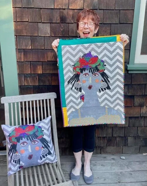 Excited about quilt and pillow! 