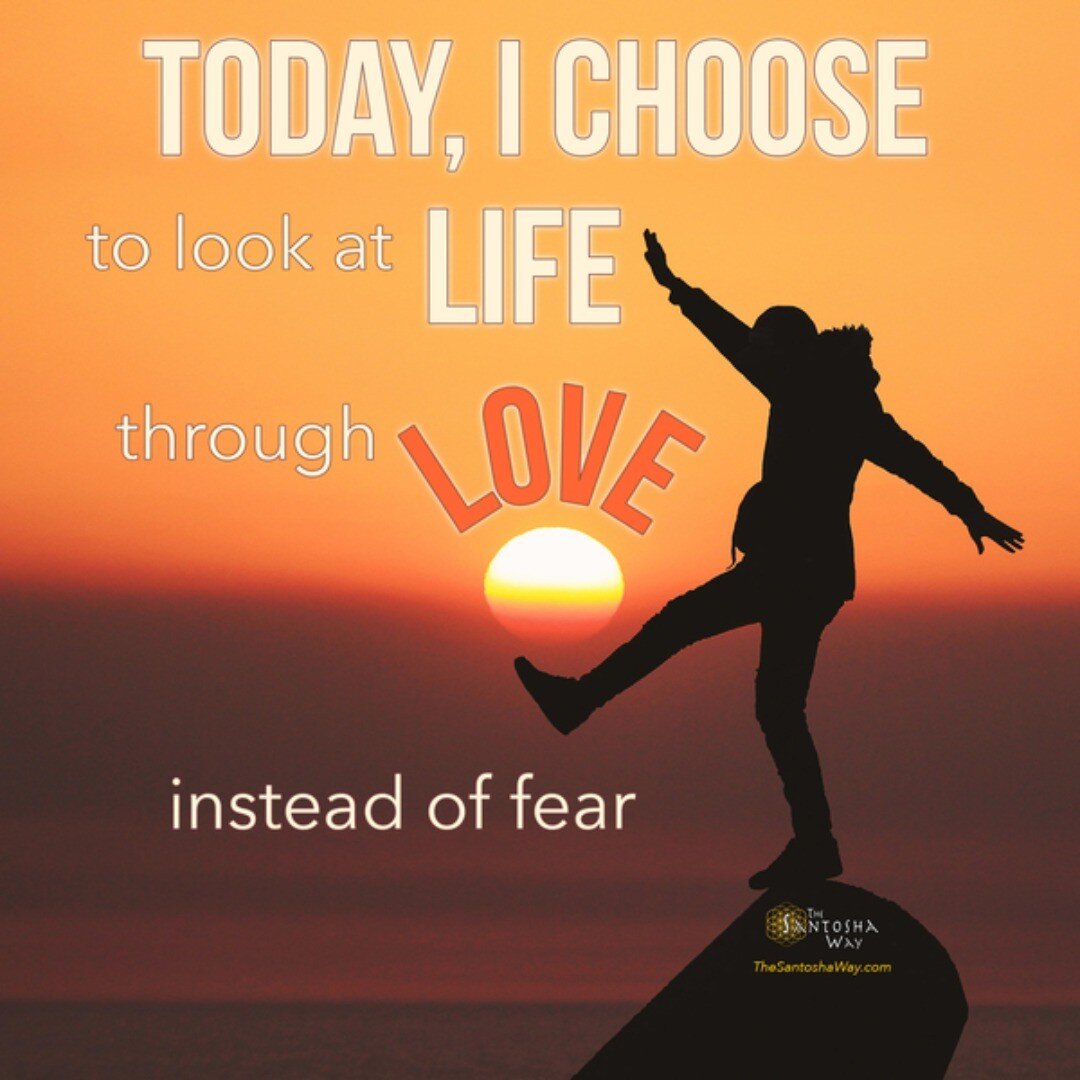 There is only FEAR or LOVE to filter life through. 

Which one are you CHOOSING to focus upon? 

Which one do you filter your life experiences through?

Do you have streamlined FOCUS or are you allowing life around you to distract you? 
 
Do you know