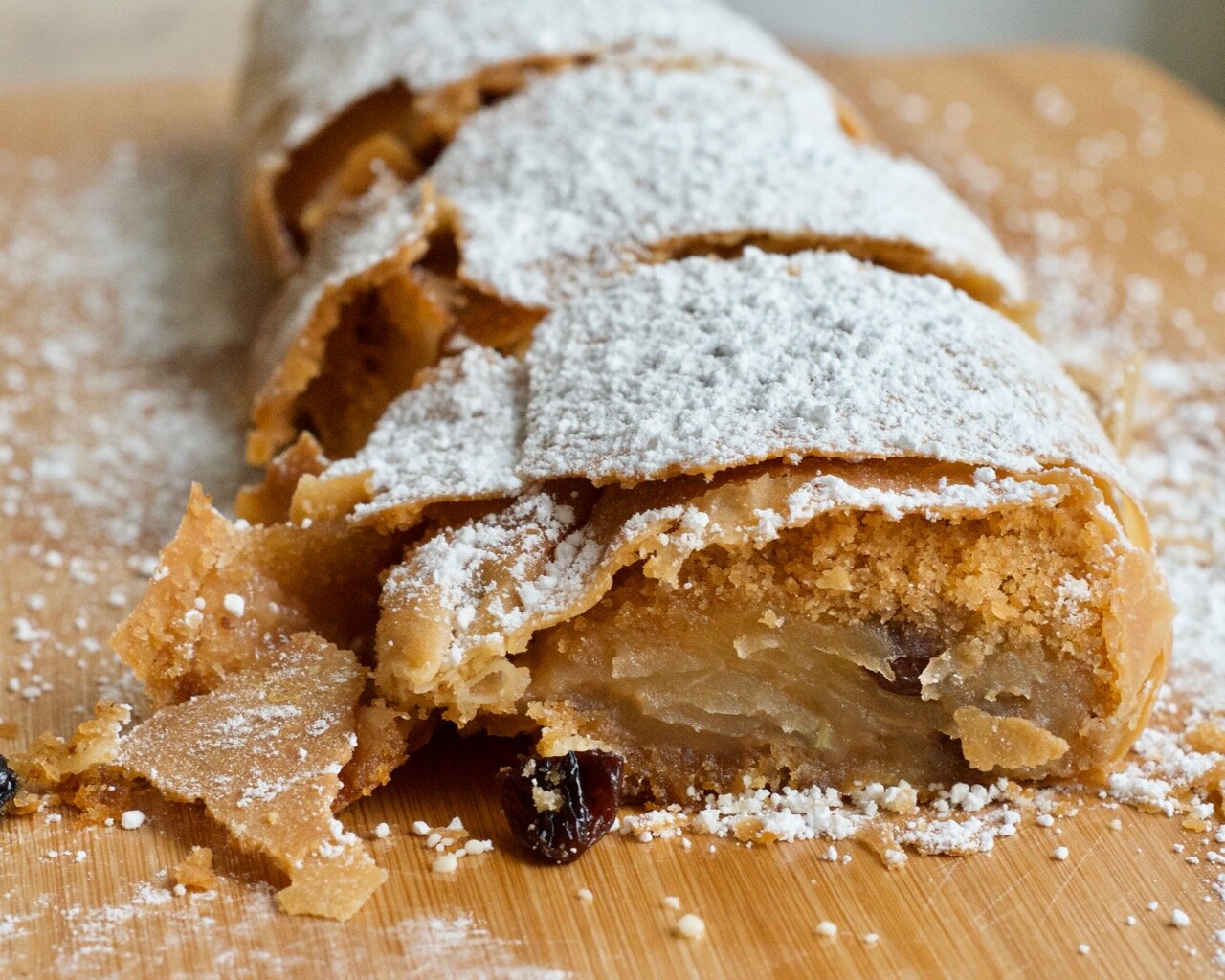 flaky austrian apple strudel (apfelstrudel) — the baked road