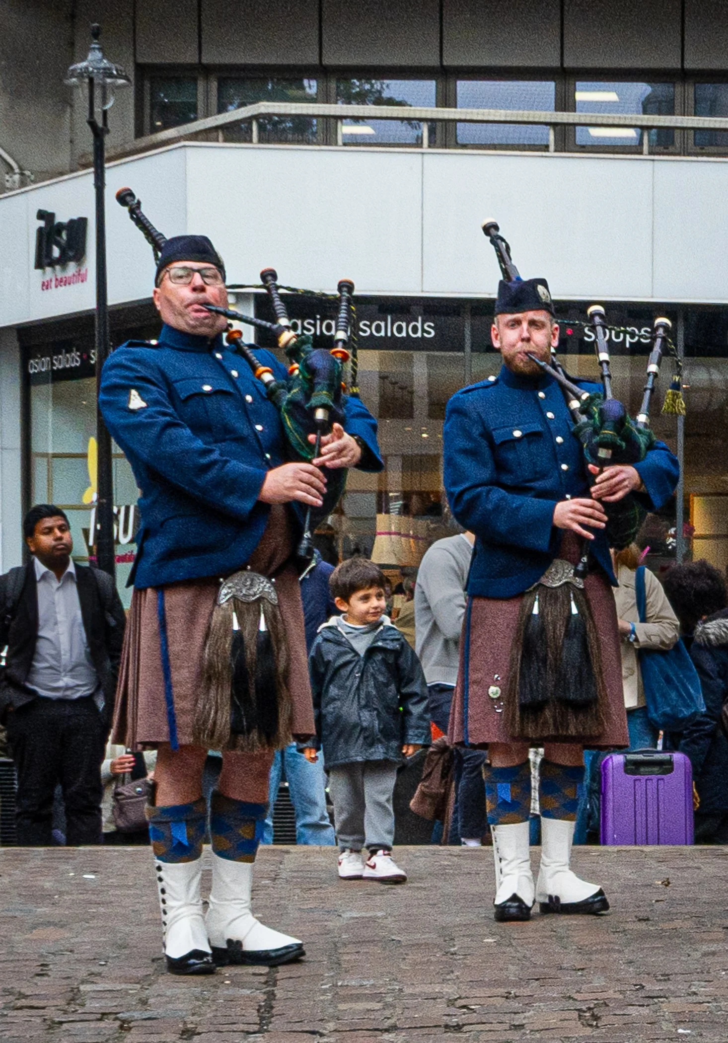 Salvation Army Band, Charing Cross Station, London.
