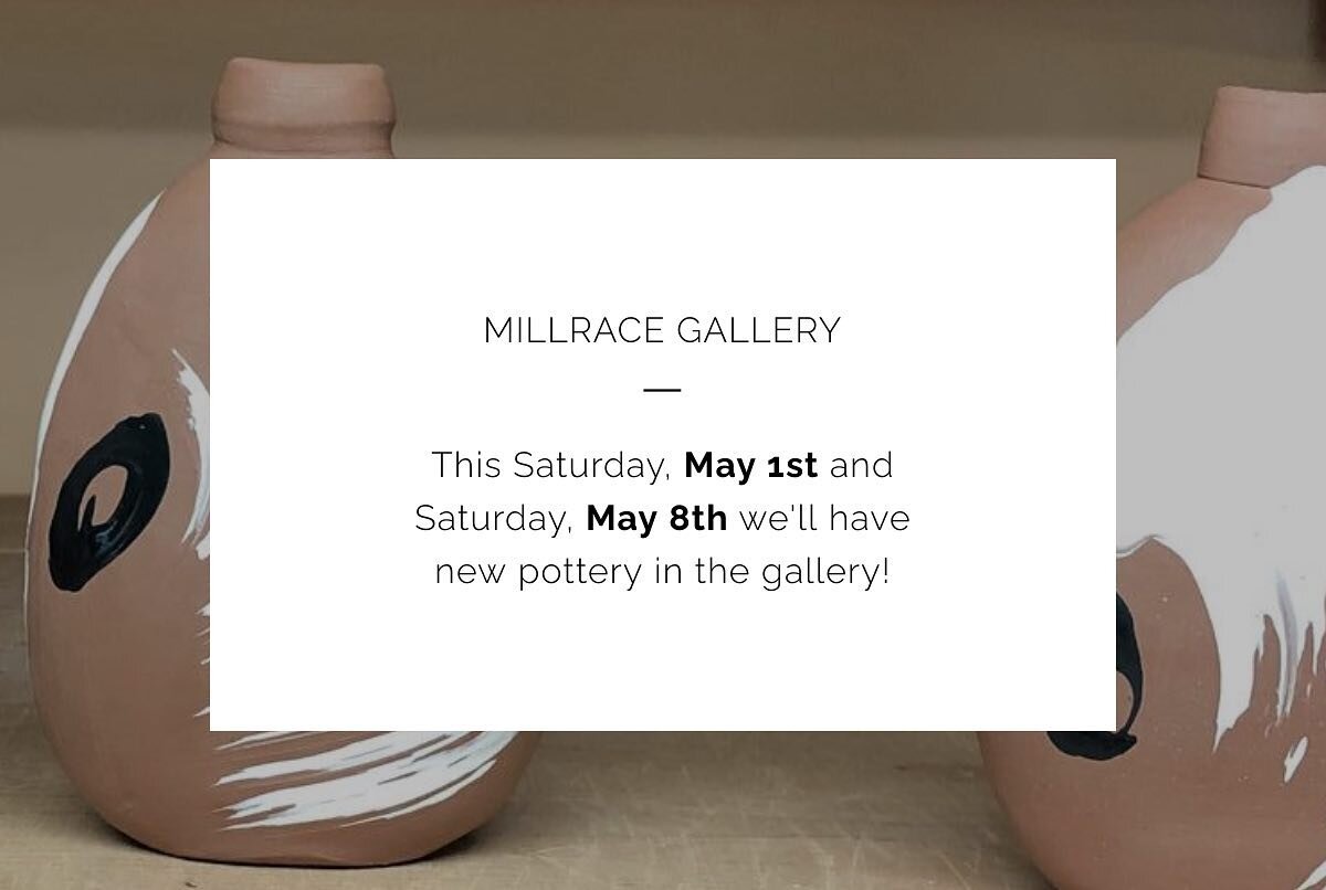 Come visit us tomorrow 11am - 5pm! New pottery!