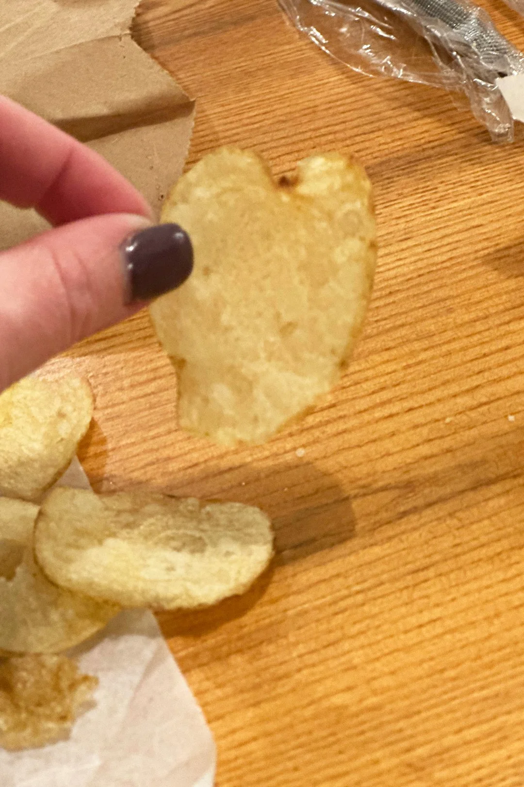 Julie Farly Majoue of Utah captured this potato chip heart!