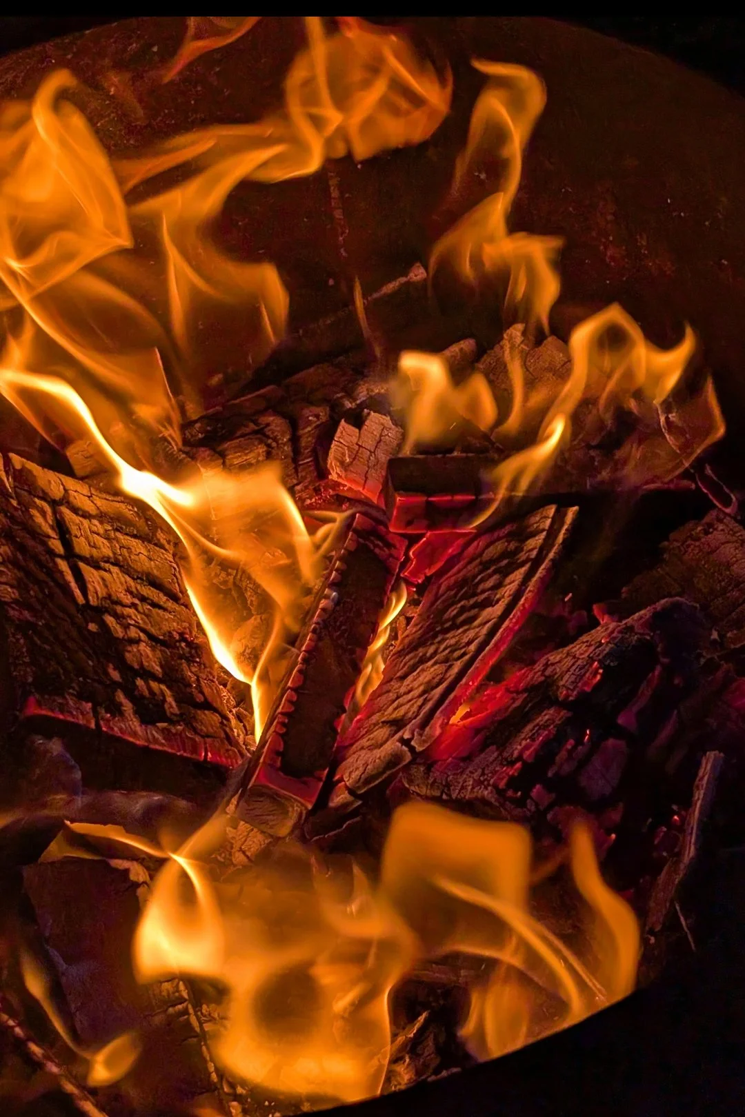 "Wood piece in our marshmallow roasting fire this summer." - Chenelle Houston of Layton, Utah