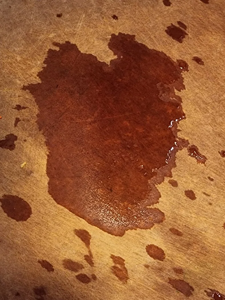 Cutting board heart captured by Chelsea Haining of Washington.