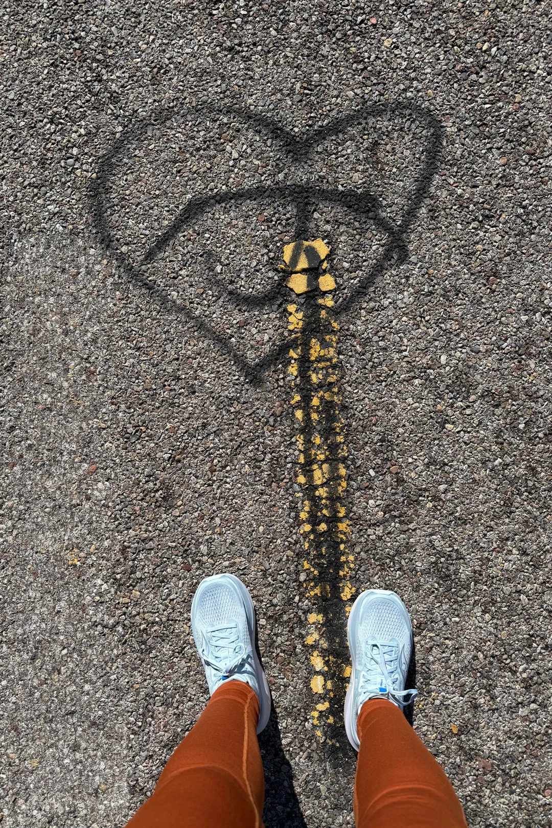 I saw this heart while running near my house. J is the first letter of my mom's name so I took this photo for her.