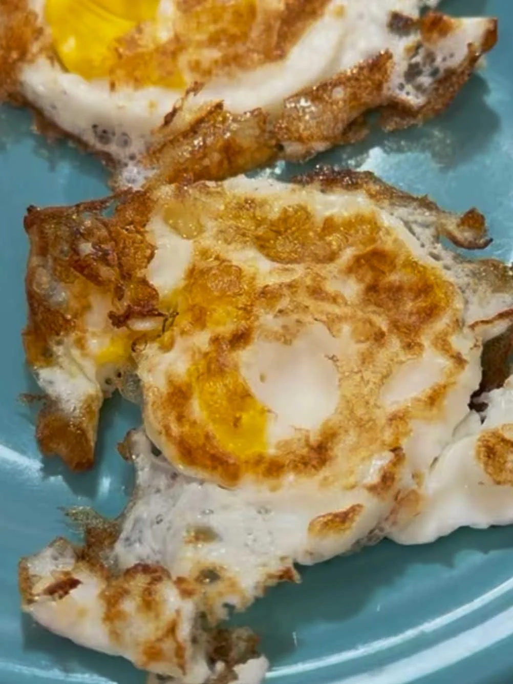 I made eggs for our dogs on Easter and this one had a white heart shape in the middle.