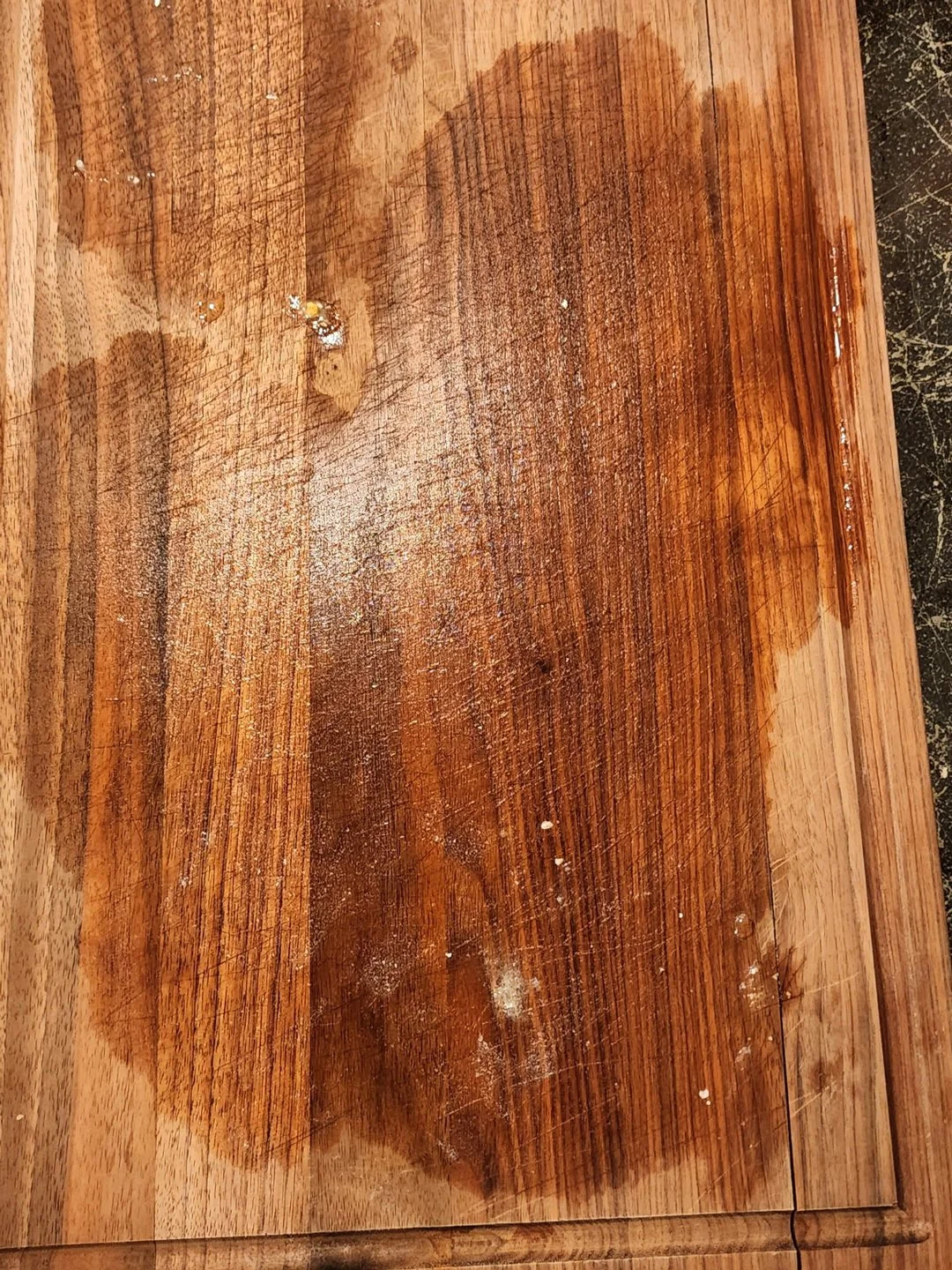 Cutting board heart captured by Chelsea Haining of Washington.