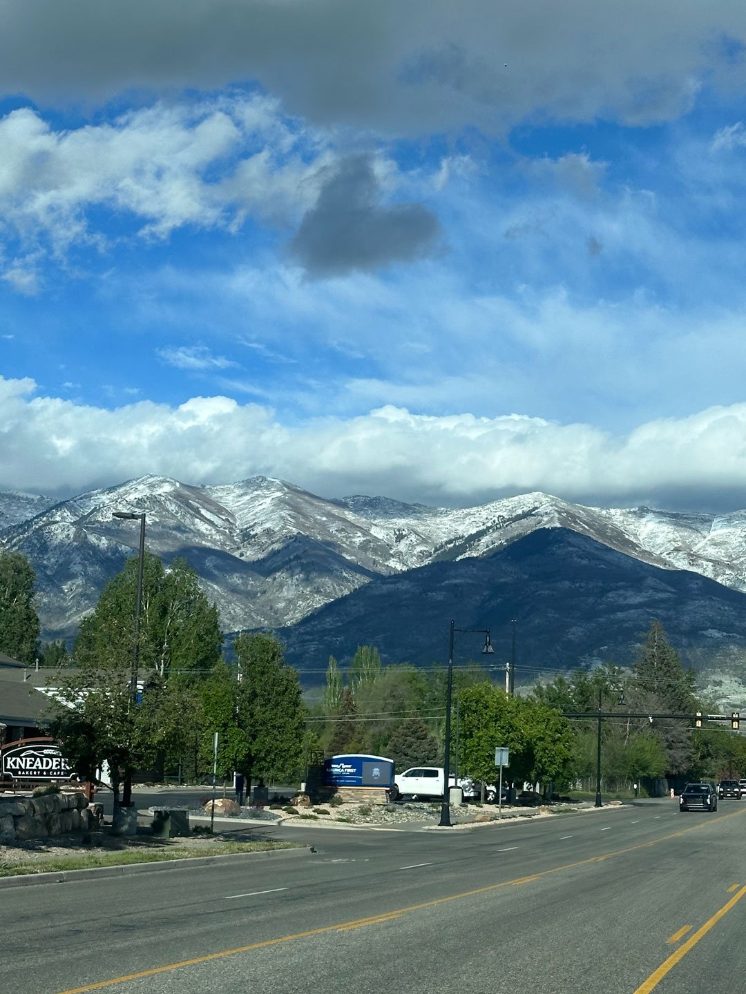 A gray heart stands out in the sky. Julie Farley Majoue captured this photo in Utah.