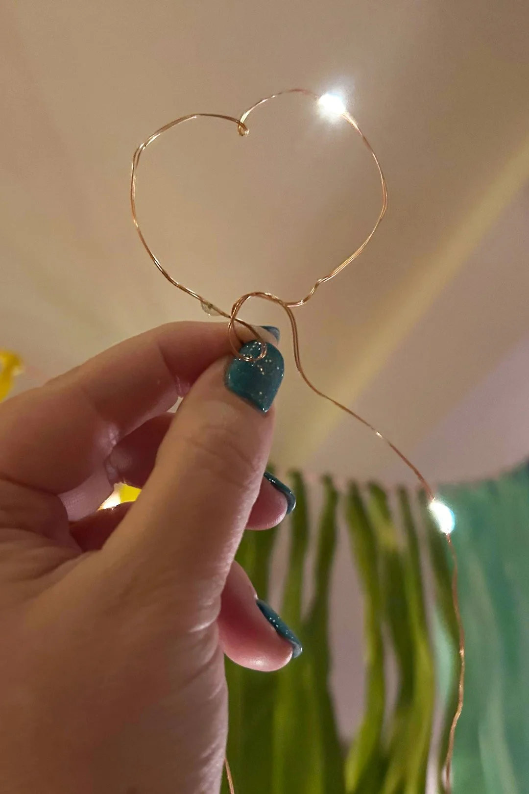 "This heart showed up in my sparkle lights that I’m hanging from my friends Thanksgiving." - Brittny Goodsell of Washington