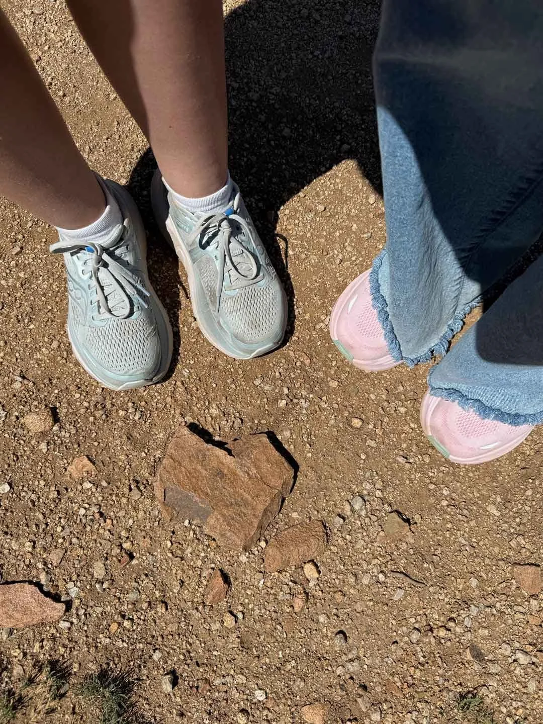 My mom and I found this heart rock while hiking in the Albuquerque foothills in June.