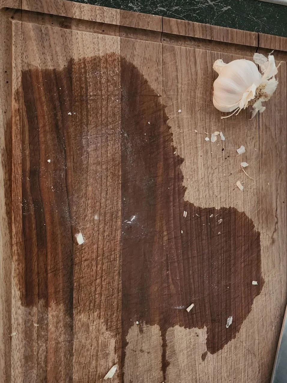 Cutting board heart captured by Chelsea Haining of Washington.
