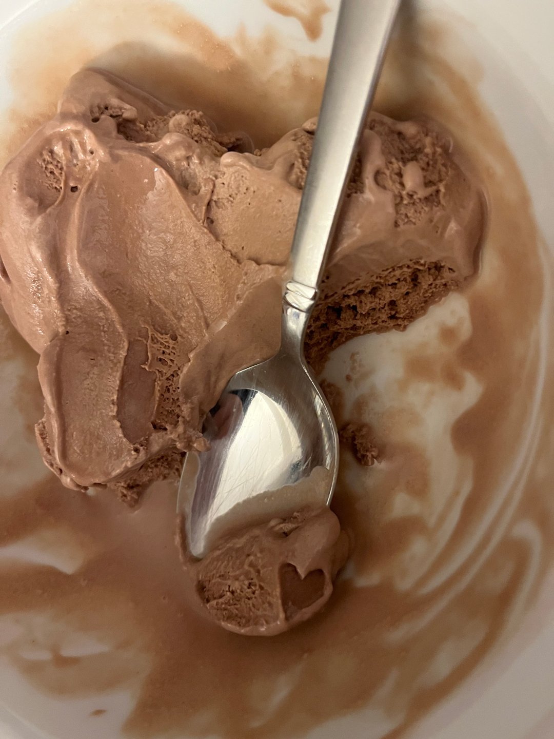 "Chocolate ice cream heart." - Brittny Goodsell of Washington. I see two hearts! Do you?!