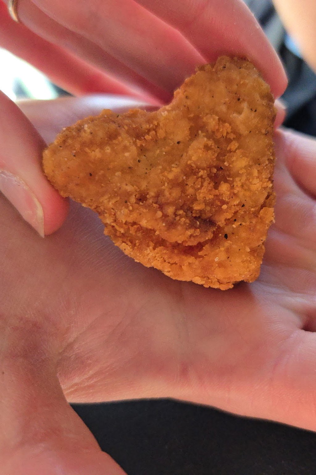 “Found a heart! Bon appetite!” - Jennifer Thurgood of Utah