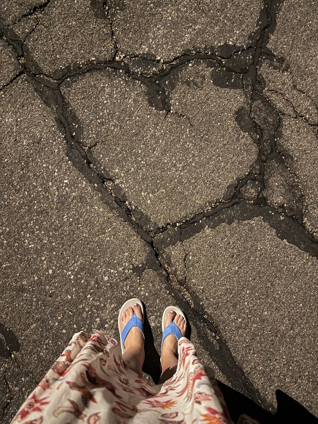 Travis took me out for dinner the evening before my birthday. We got dressed up and I found this heart.