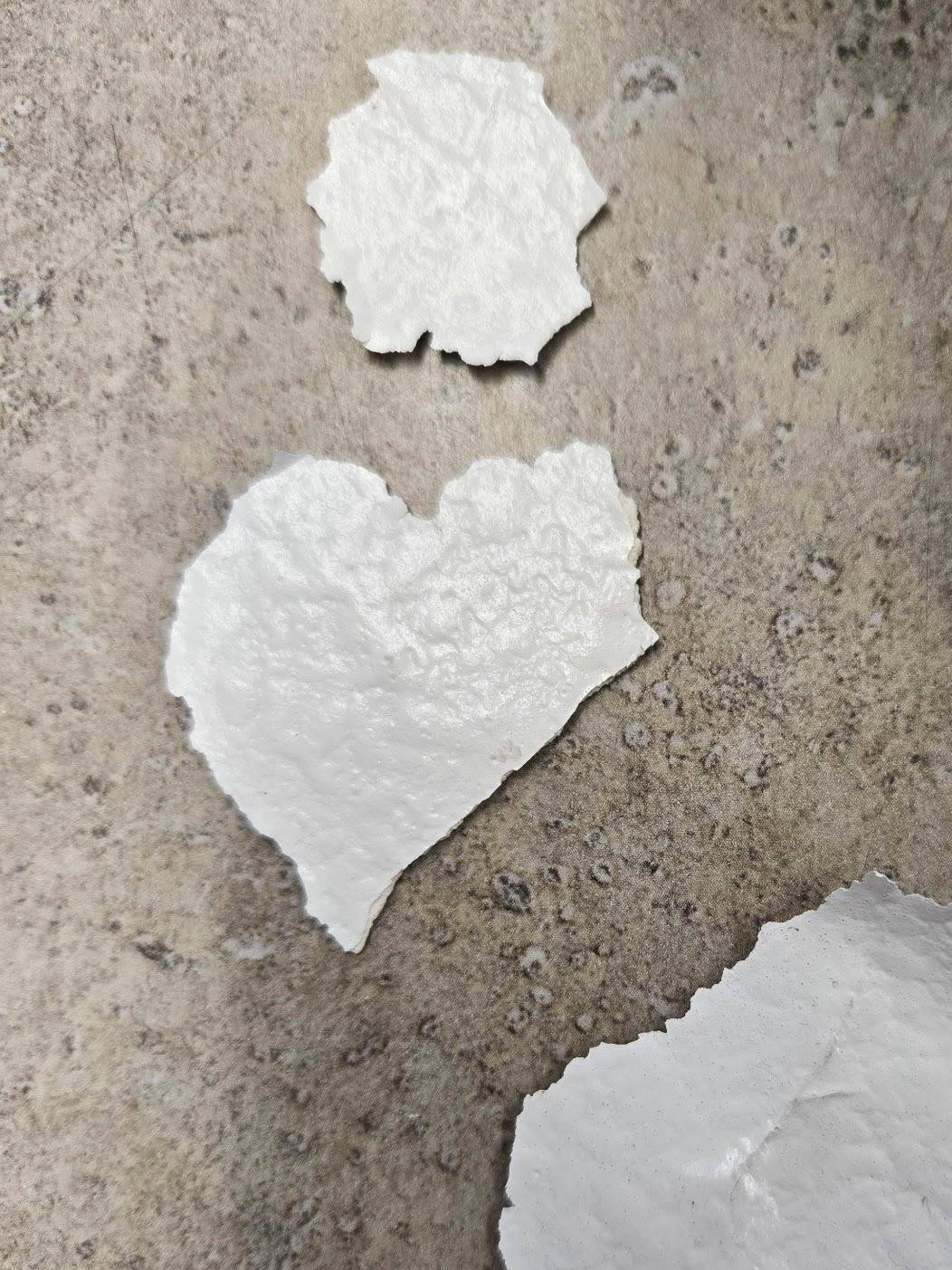 "Paint samples for matching and one was a little heart! I told the painter about Hunting for Hearts and he let me stop and take a picture of it." - Jennifer Thurgood of Utah