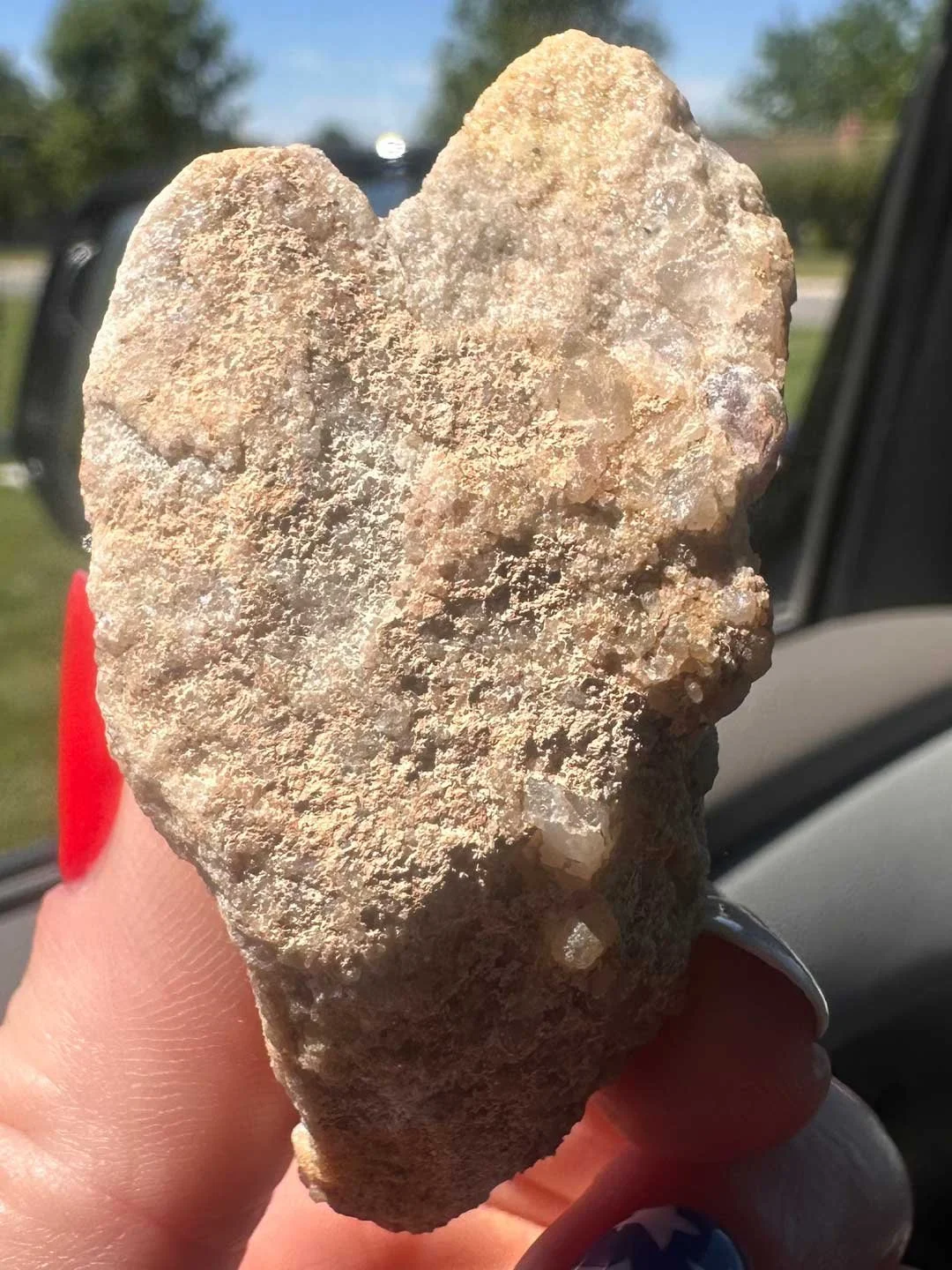 "I woke up today mad because Father’s Day is in a week. I prayed to see some hearts. I immediately saw two." - Julie Farley Majoue of Utah